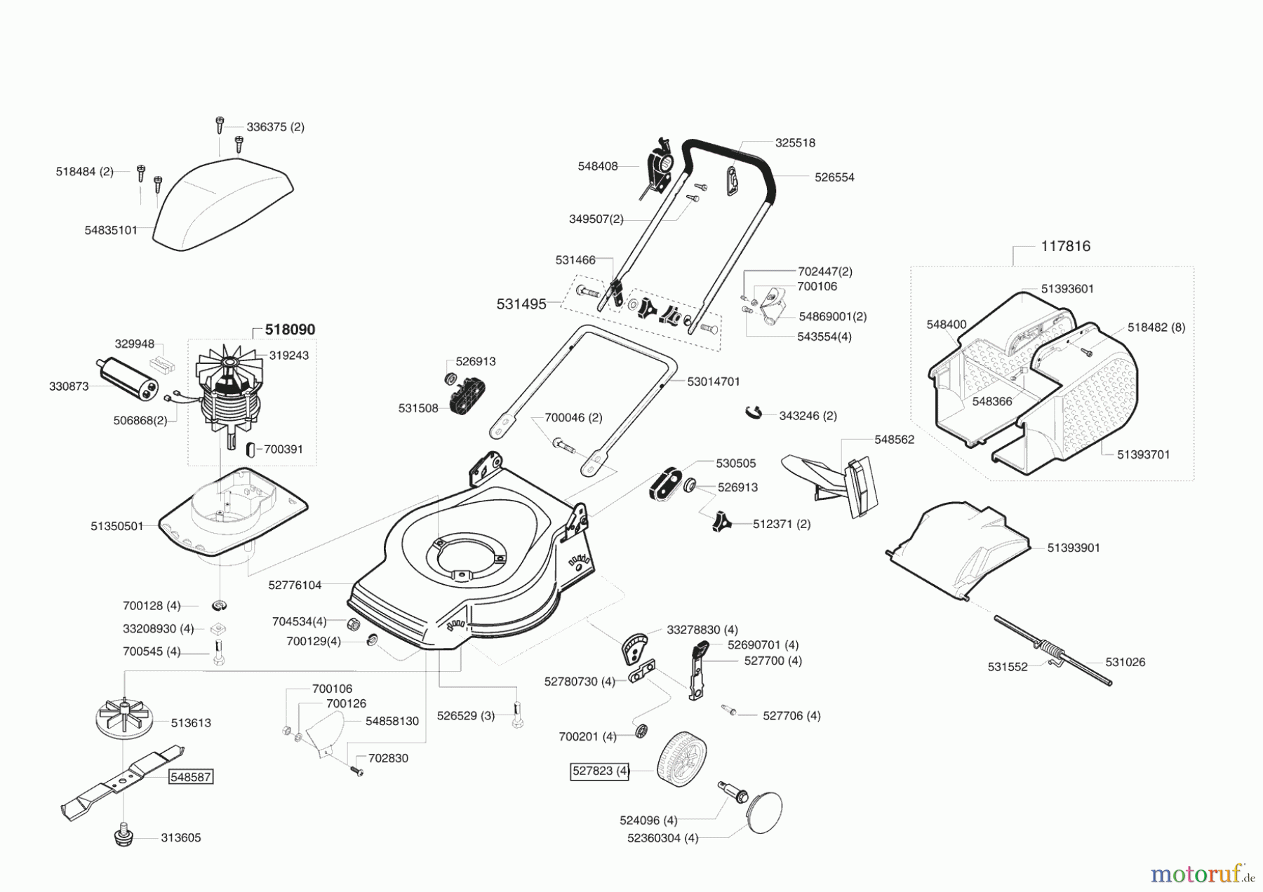  AL-KO Gartentechnik Elektrorasenmäher 47 E  04/2004 Seite 1