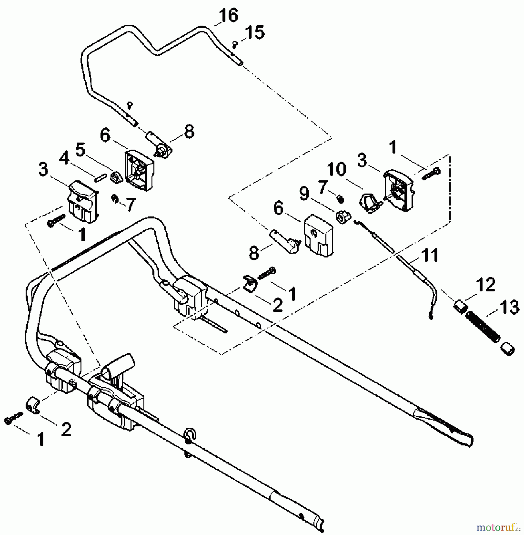  Solo by AL-KO Gartentechnik Benzinrasenmäher Primo 546 R / RT / S / RS / RO / SM / ZR / HR / HRM ET 042004 Druck 9 546 711 ab 04/2004 [SN: ET 042004 Druck 9 546 711] Seite 10