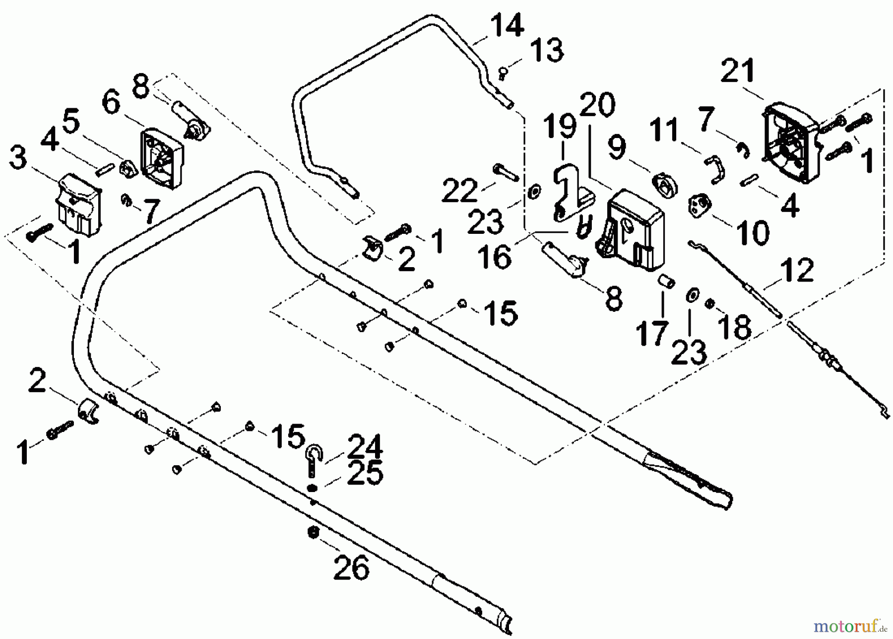  Solo by AL-KO Gartentechnik Benzinrasenmäher Primo 546 R / RT / S / RS / RO / SM / ZR / HR / HRM ET 042004 Druck 9 546 711 ab 04/2004 [SN: ET 042004 Druck 9 546 711] Seite 9