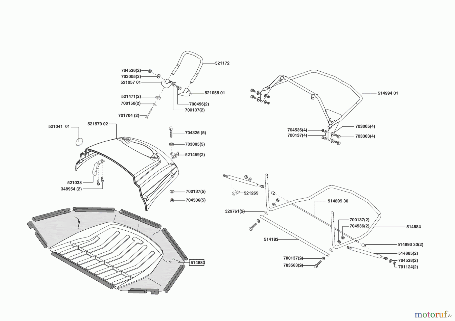 AL-KO Gartentechnik Rasentraktor T17-102 HD LUX HVC 10/2004 - 03/2006 Seite 7