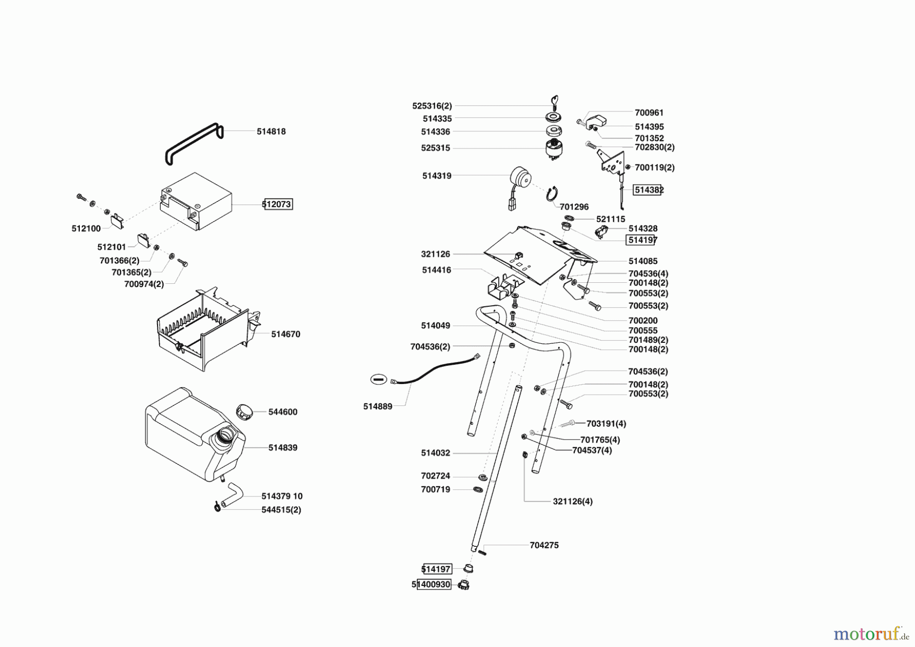Powerline Gartentechnik Rasentraktor T 18-102 HD 10/2004 - 06/2005 Seite 6