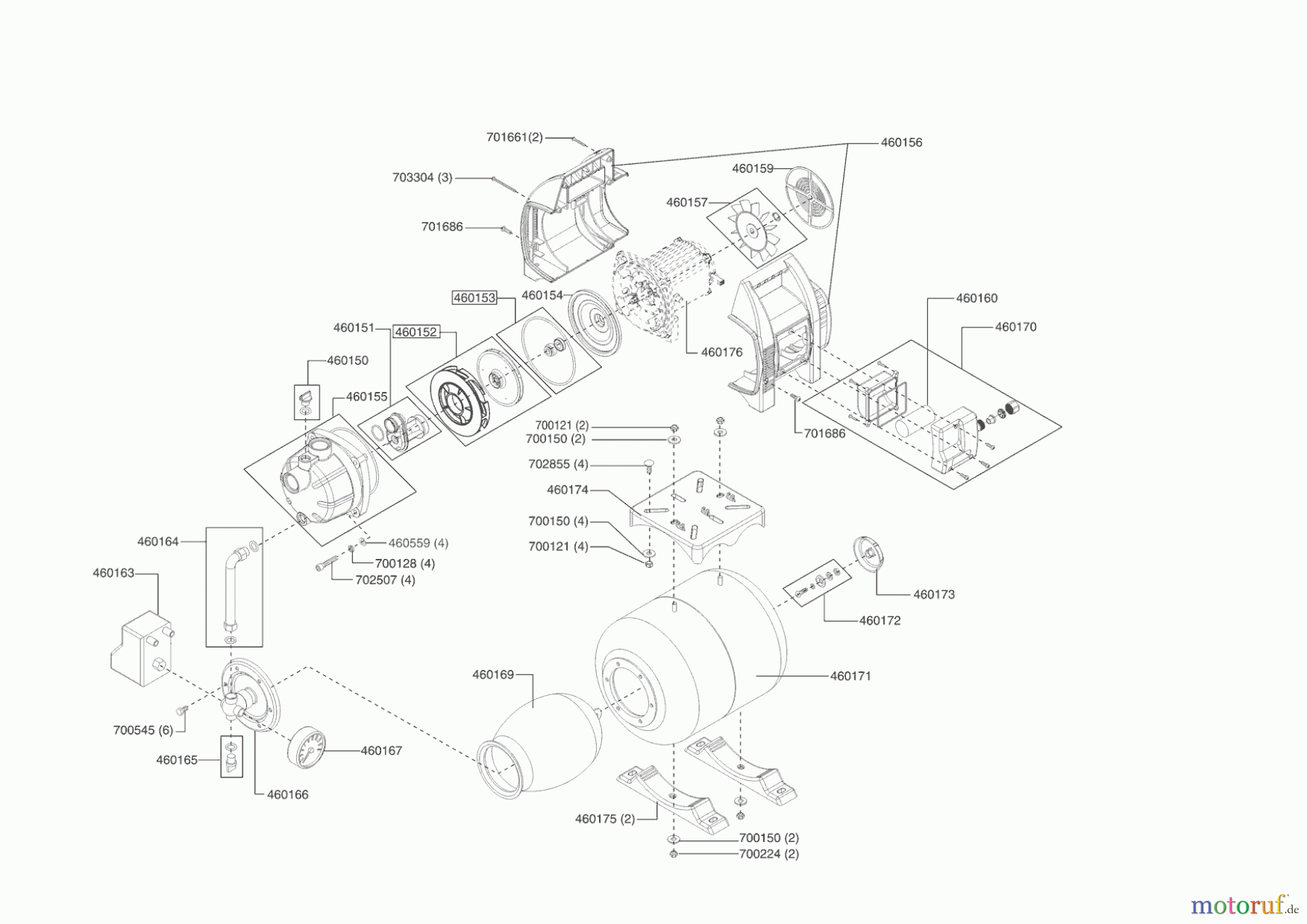 AL-KO Wassertechnik Hauswasserwerke HW 801 ab 11/2004 Seite 1