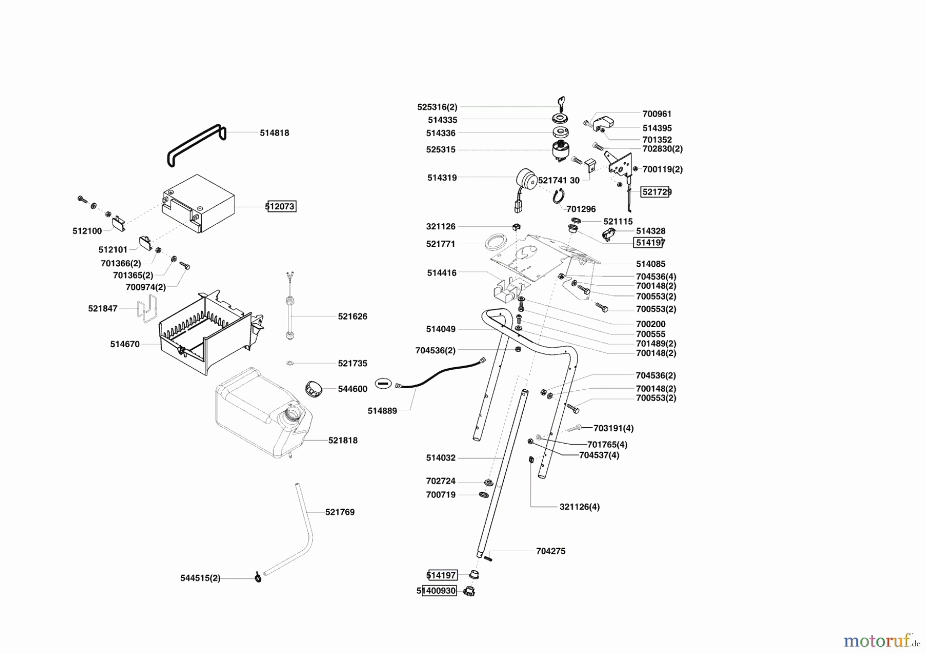 Concord Gartentechnik Rasentraktor T20-102 HDE 12/2004 - 07/2005 Seite 6