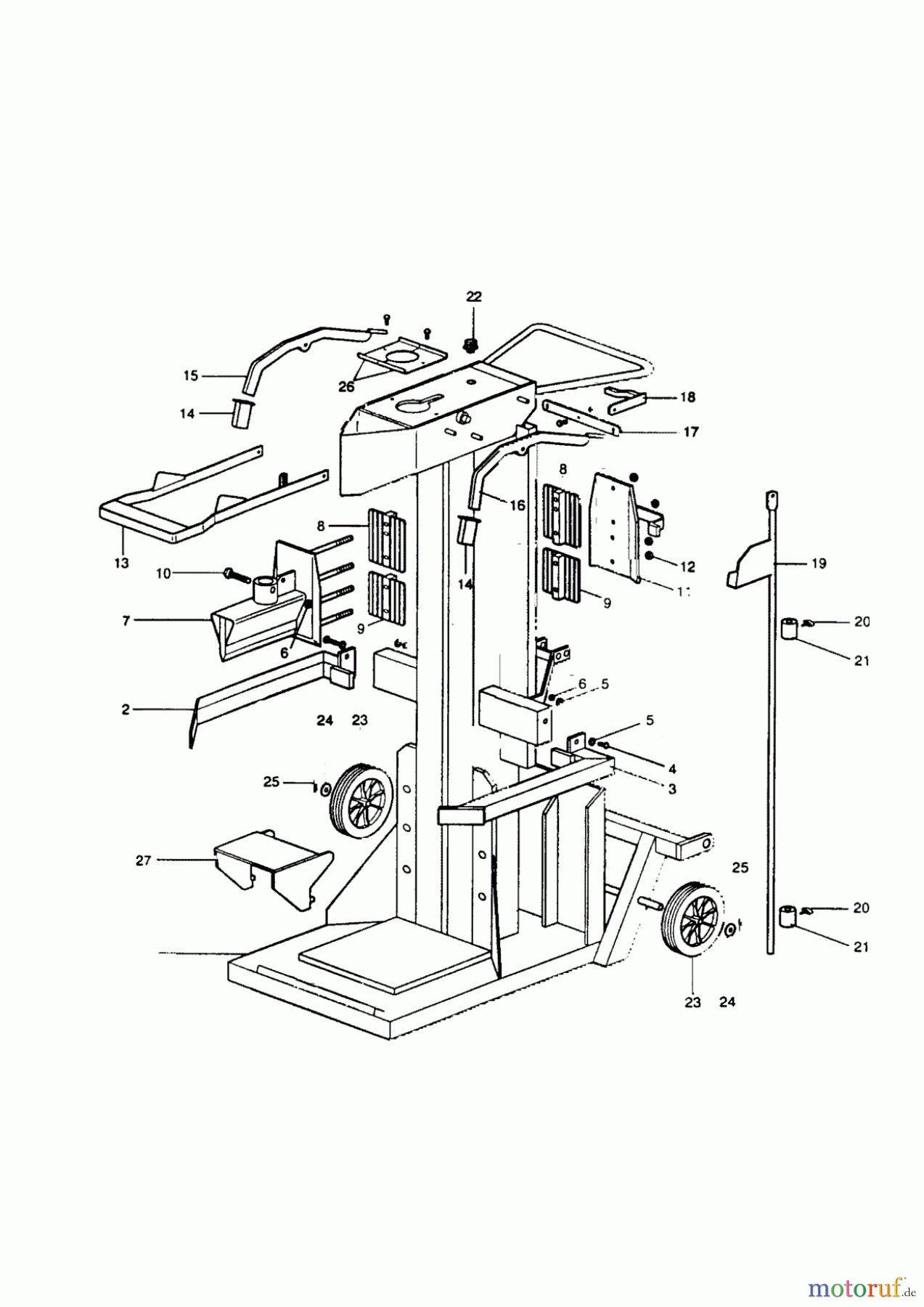 AL-KO Heimwerkertechnik Holzspalter HSP 1300-3P Seite 1