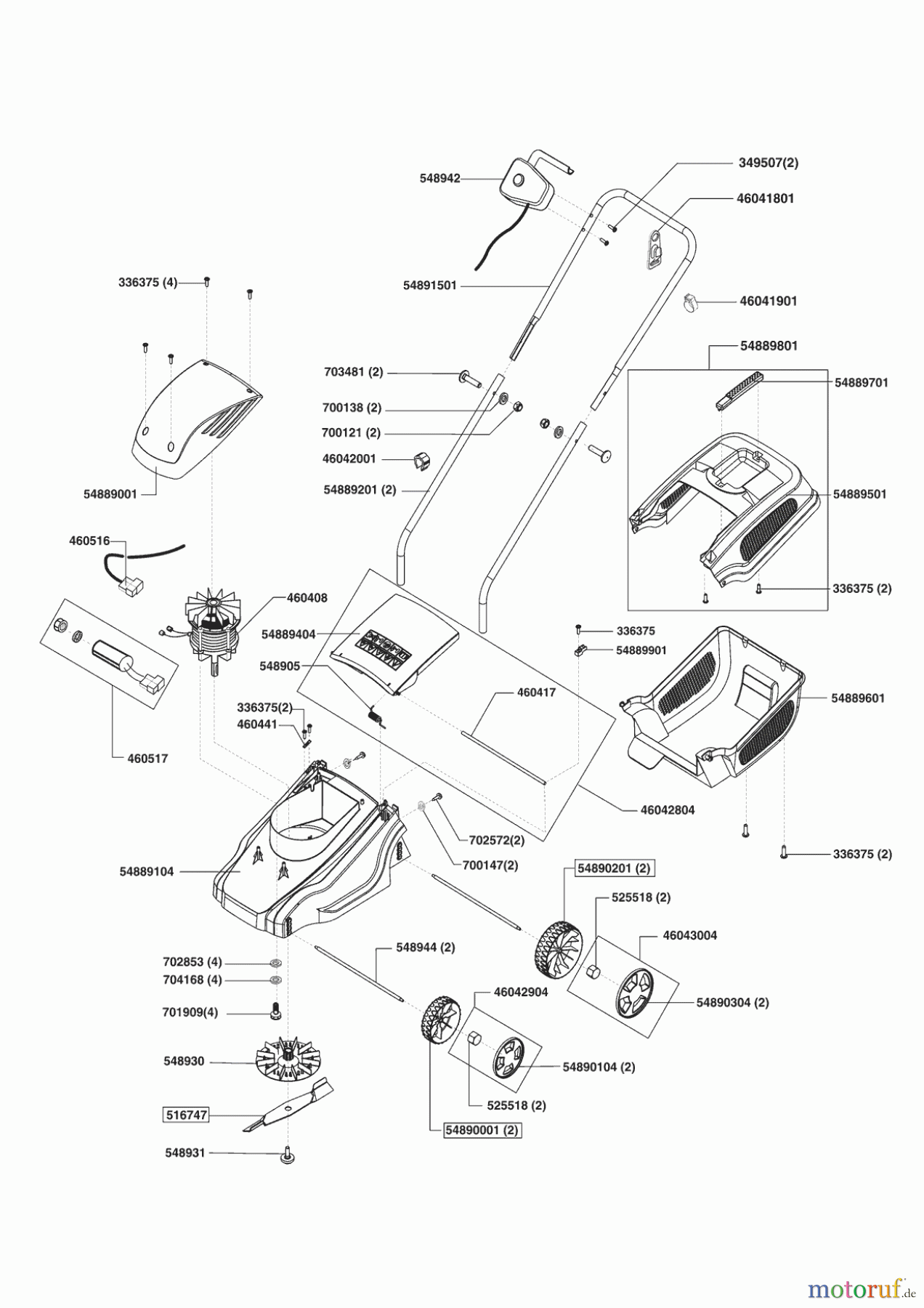 AL-KO Gartentechnik Elektrorasenmäher Classic 32 E Seite 1