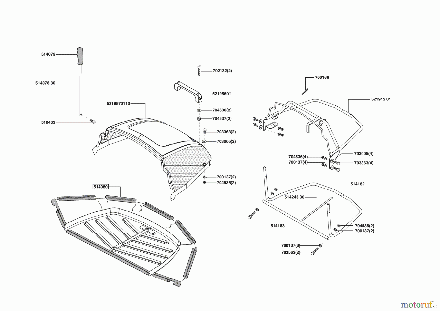  AL-KO Gartentechnik Rasentraktor Comfort T1000 01/2005 - 03/2007 Seite 7