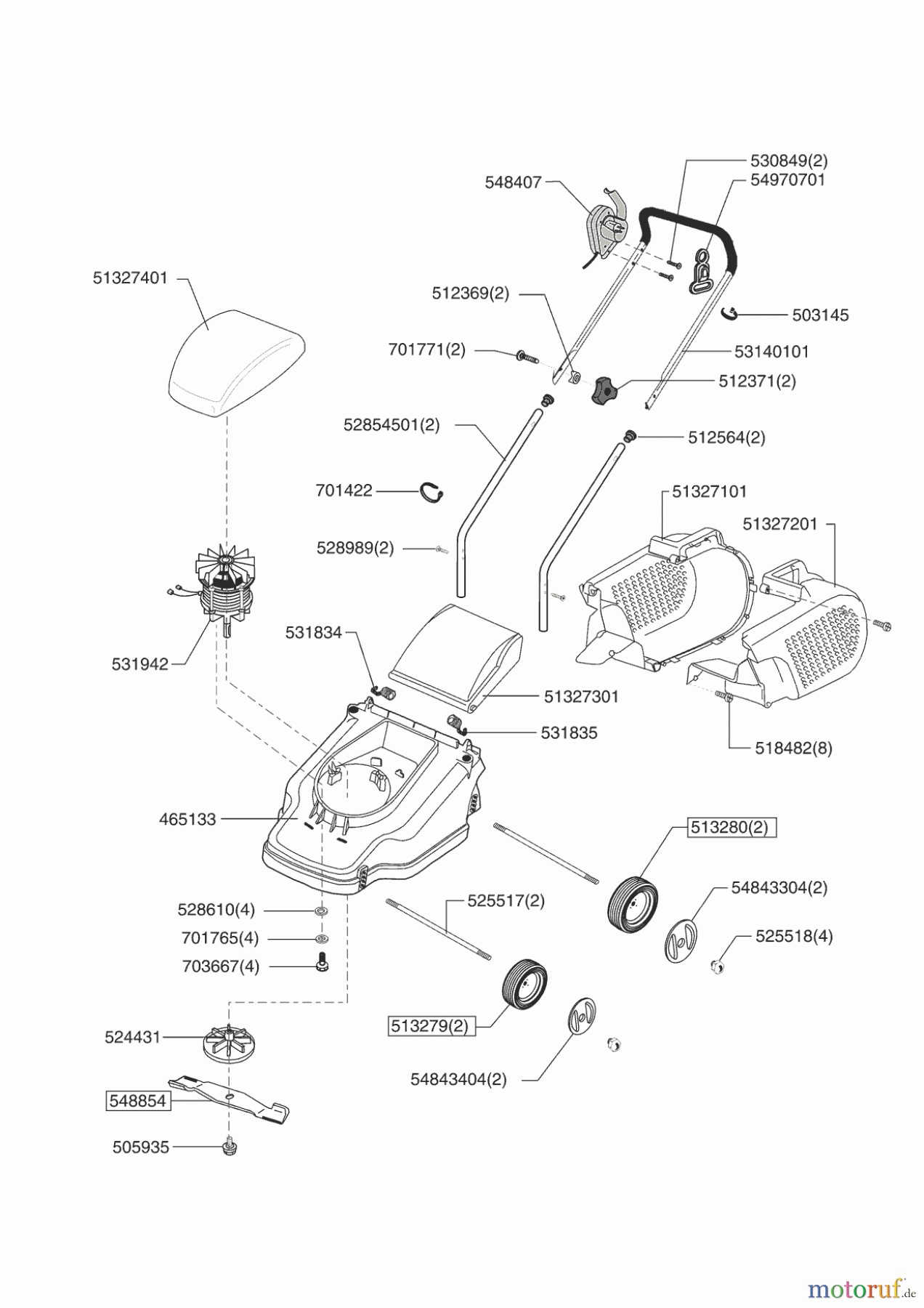 AL-KO Gartentechnik Elektrorasenmäher CL 32 E ab 03/2005 Seite 1