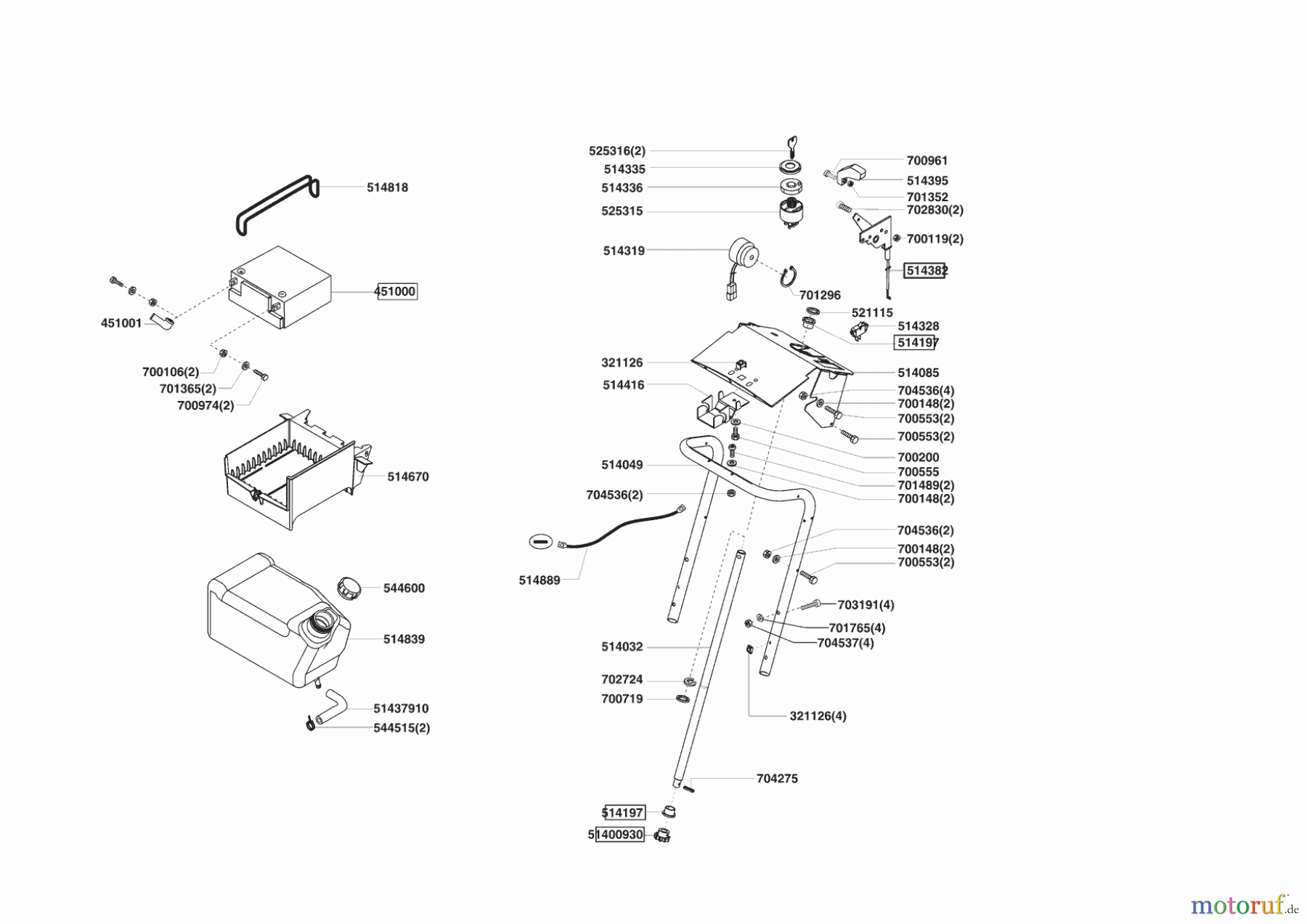 Sigma Gartentechnik Rasentraktor T14-102 SG 06/2005 - 10/2007 Seite 6