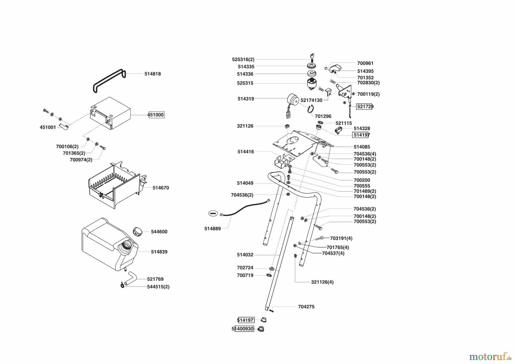 Powerline Gartentechnik Rasentraktor T 20-102 HD 08/2005 - 10/2007 Seite 6