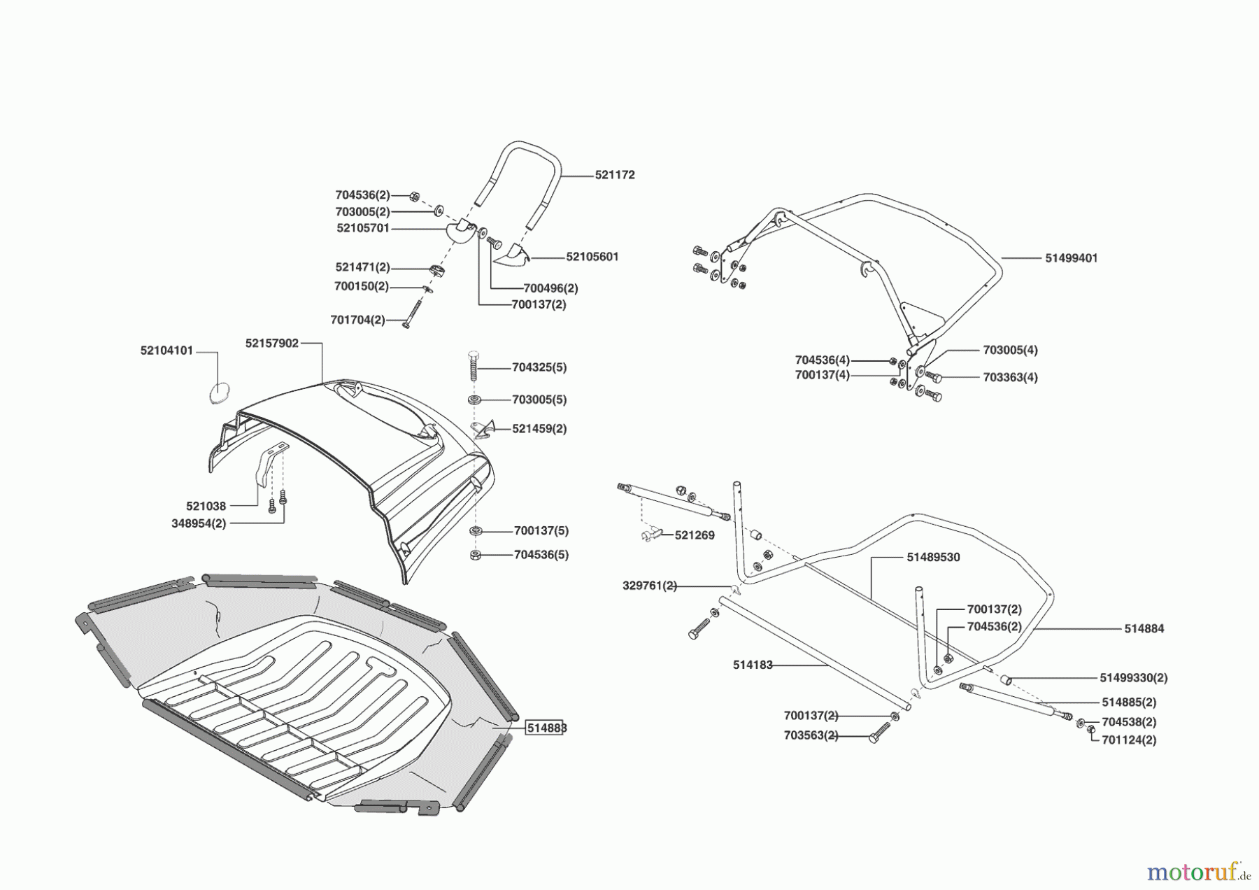  Powerline Gartentechnik Rasentraktor T 20-102 HD  08/2005 - 10/2007 Seite 7