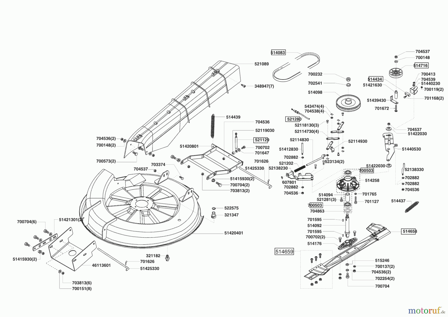  Powerline Gartentechnik Rasentraktor T 13-82 SP-H 10/2005 - 11/2006 Seite 5