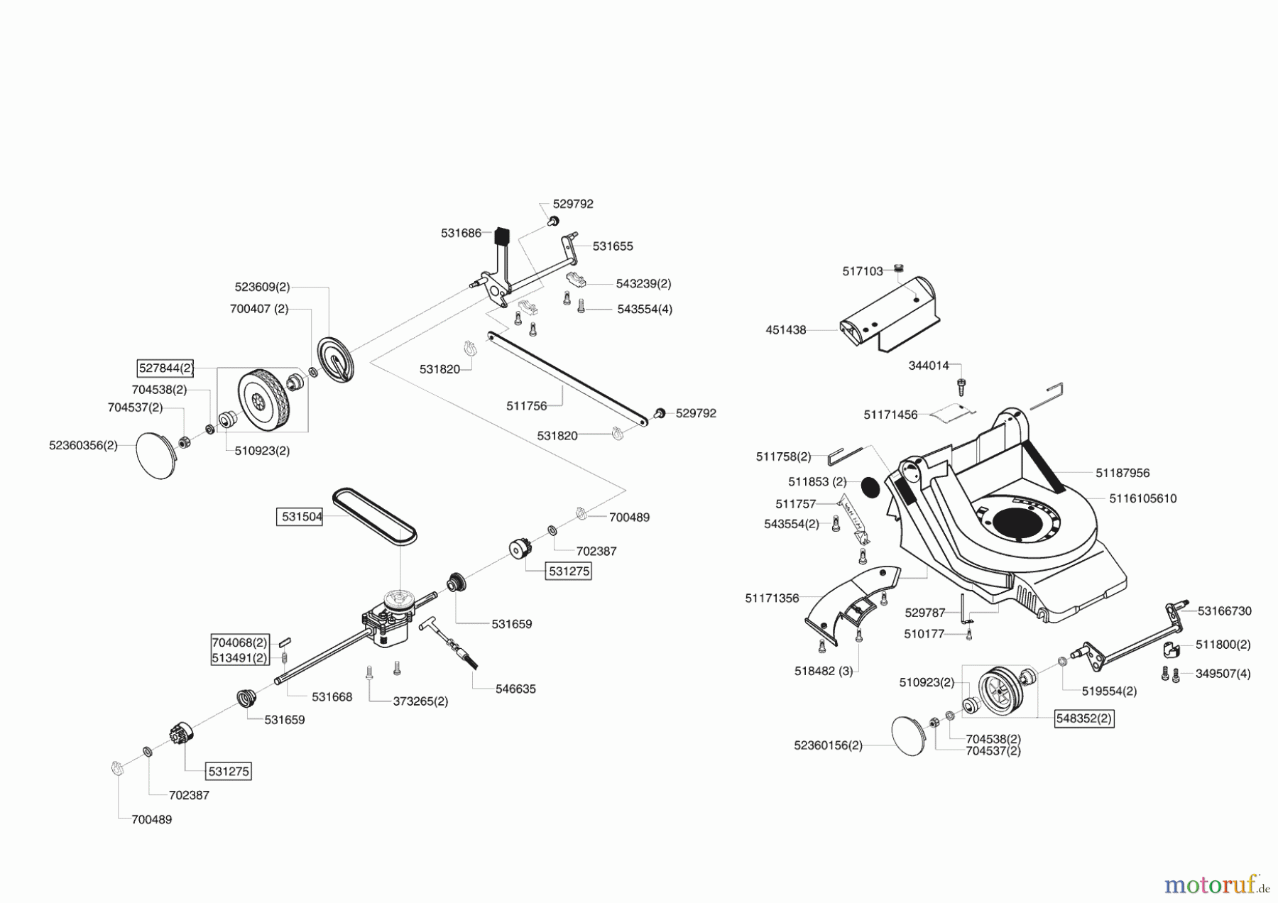 AL-KO Gartentechnik Benzinrasenmäher Premium 6000 BRE Seite 1