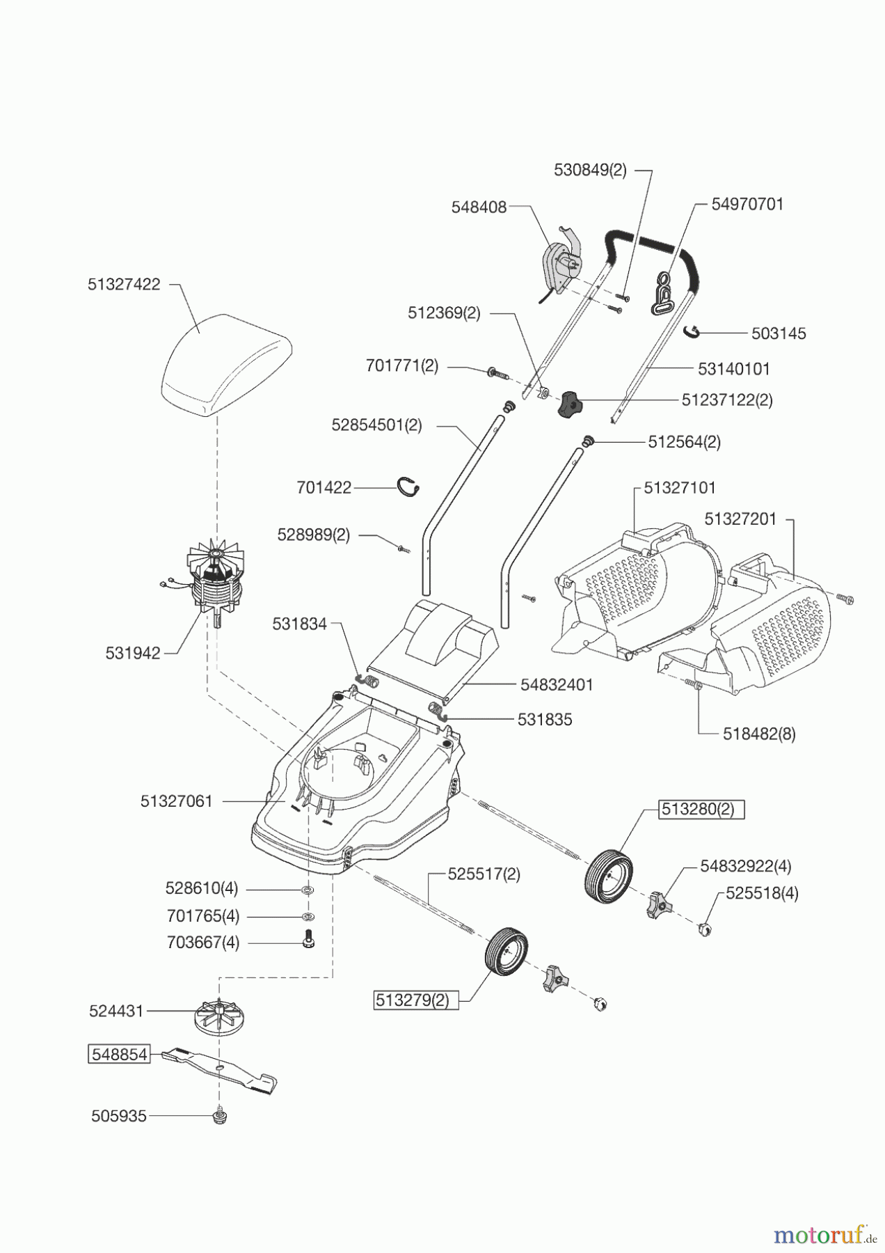 AL-KO Gartentechnik Elektrorasenmäher BOBO 321 E Valgarden 10/2005 Seite 1