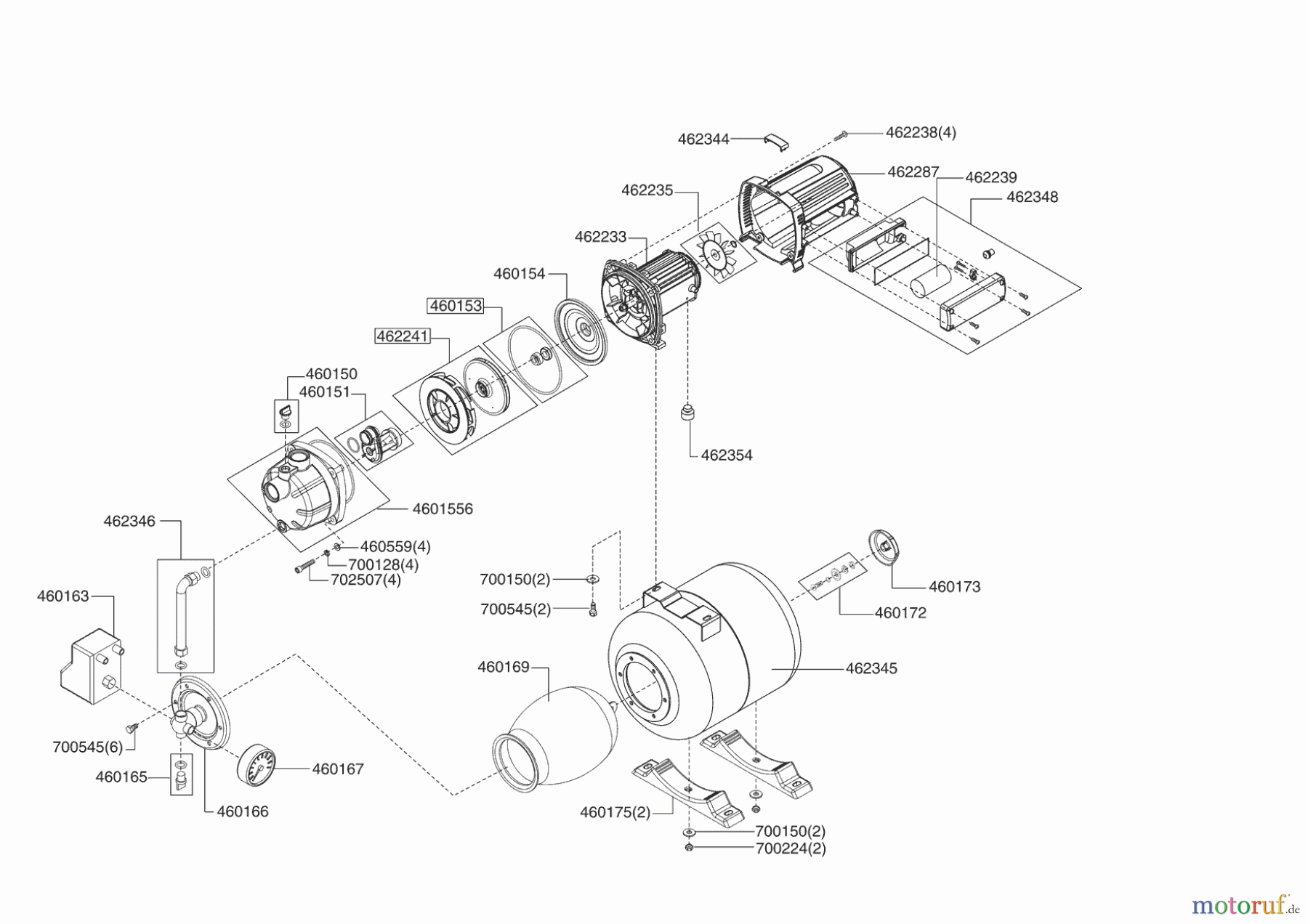 AL-KO Wassertechnik Hauswasserwerke HW 601 11/2005 - 11/2006 Seite 1