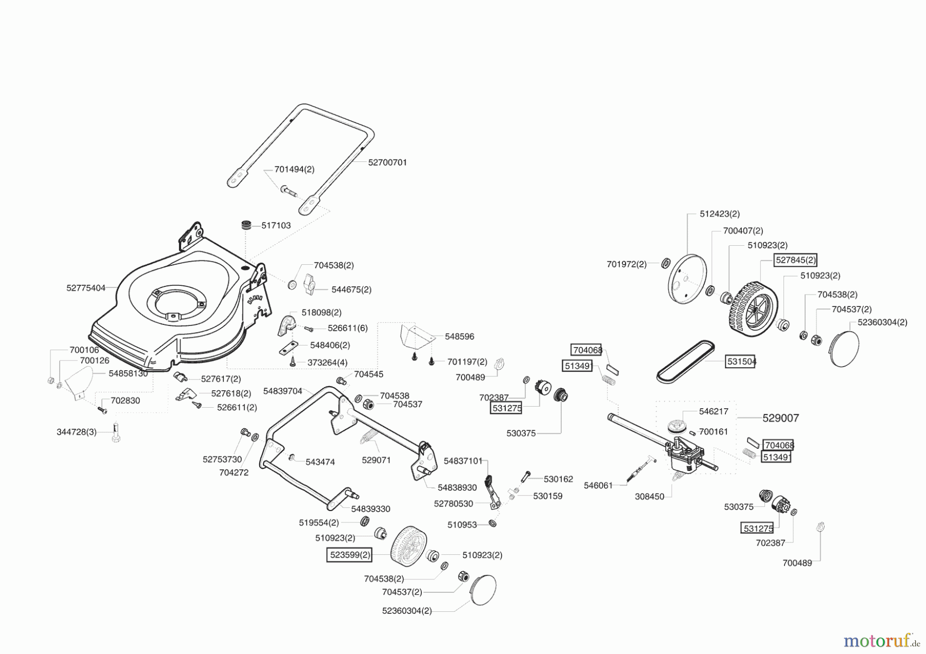  AL-KO Gartentechnik Benzinrasenmäher SUPERMAX 47 BR Seite 2