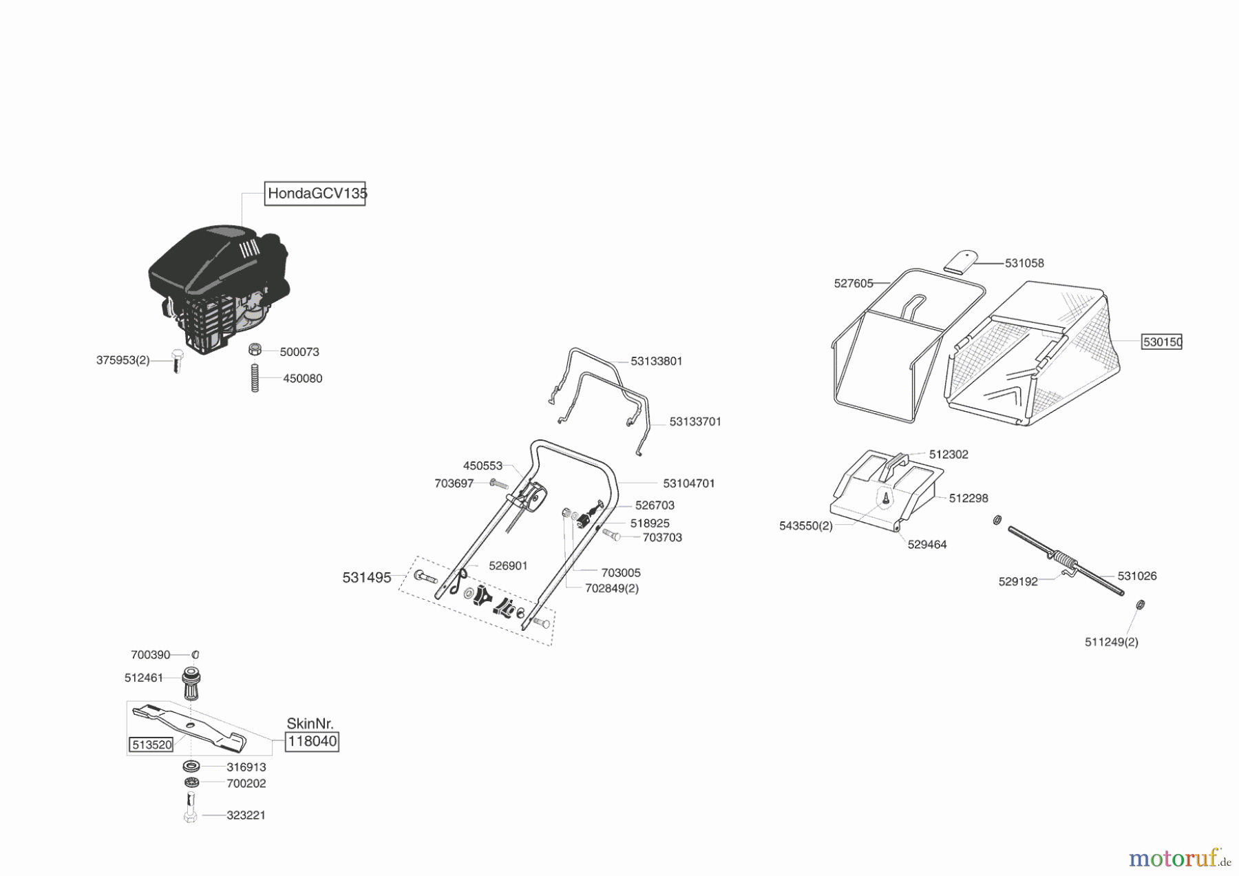 AL-KO Gartentechnik Benzinrasenmäher CLASSIC 4600 HR Seite 1