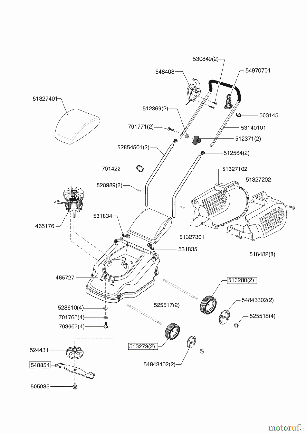  AL-KO Gartentechnik Elektrorasenmäher LTS 32 E 01/2006 - 02/2010 Seite 1