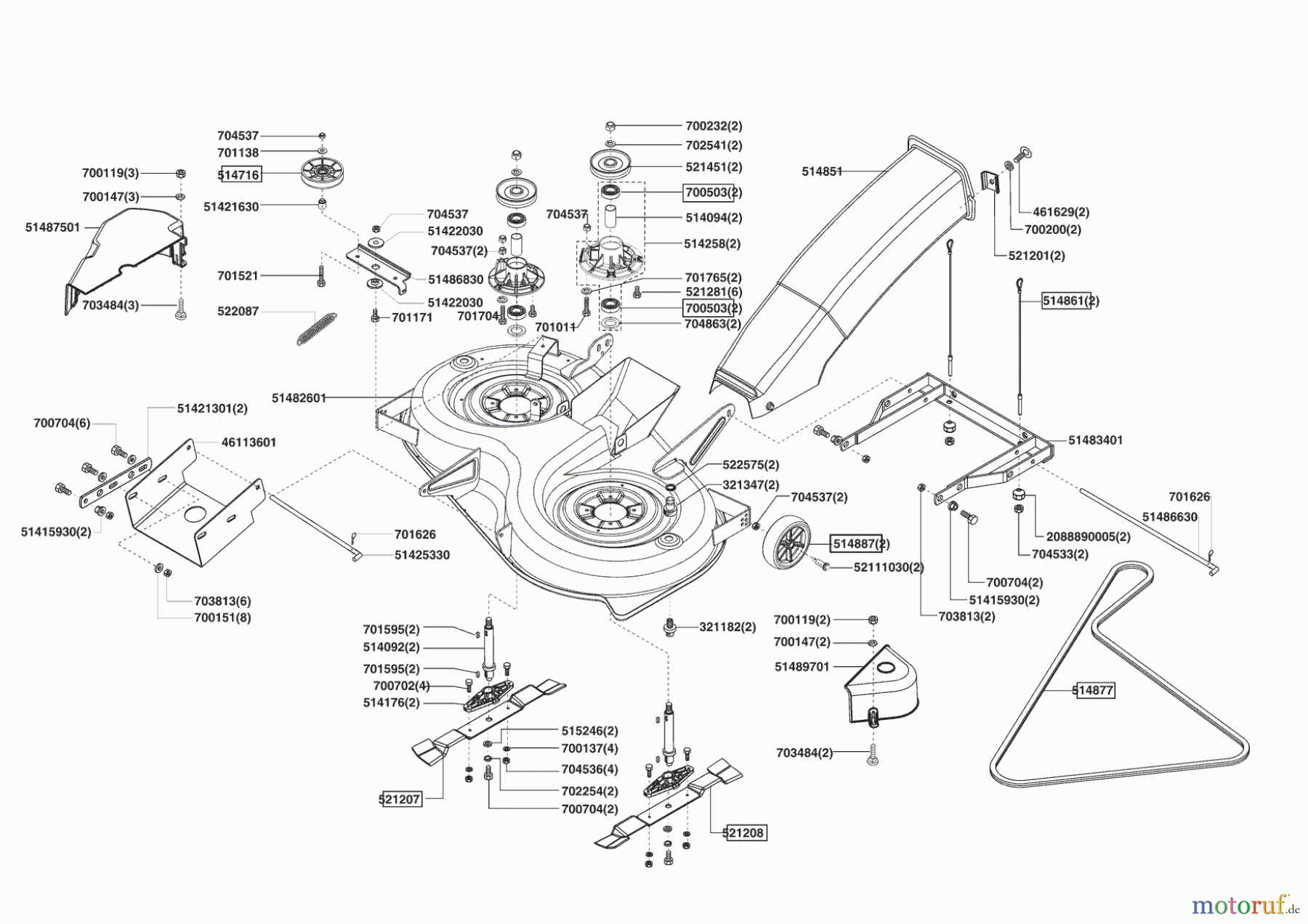 Powerline Gartentechnik Rasentraktor LIMITED T15 HDE-K 03/2006 Seite 5