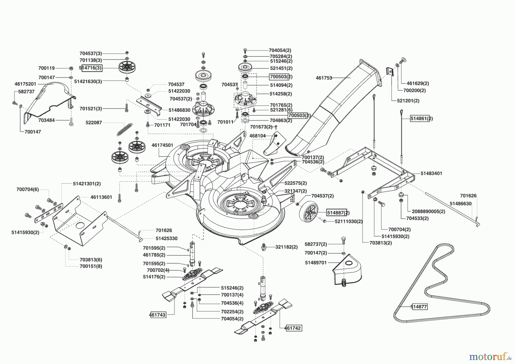 Powerline Gartentechnik Rasentraktor T 15-92 HD 08/2006 - 10/2007 Seite 5