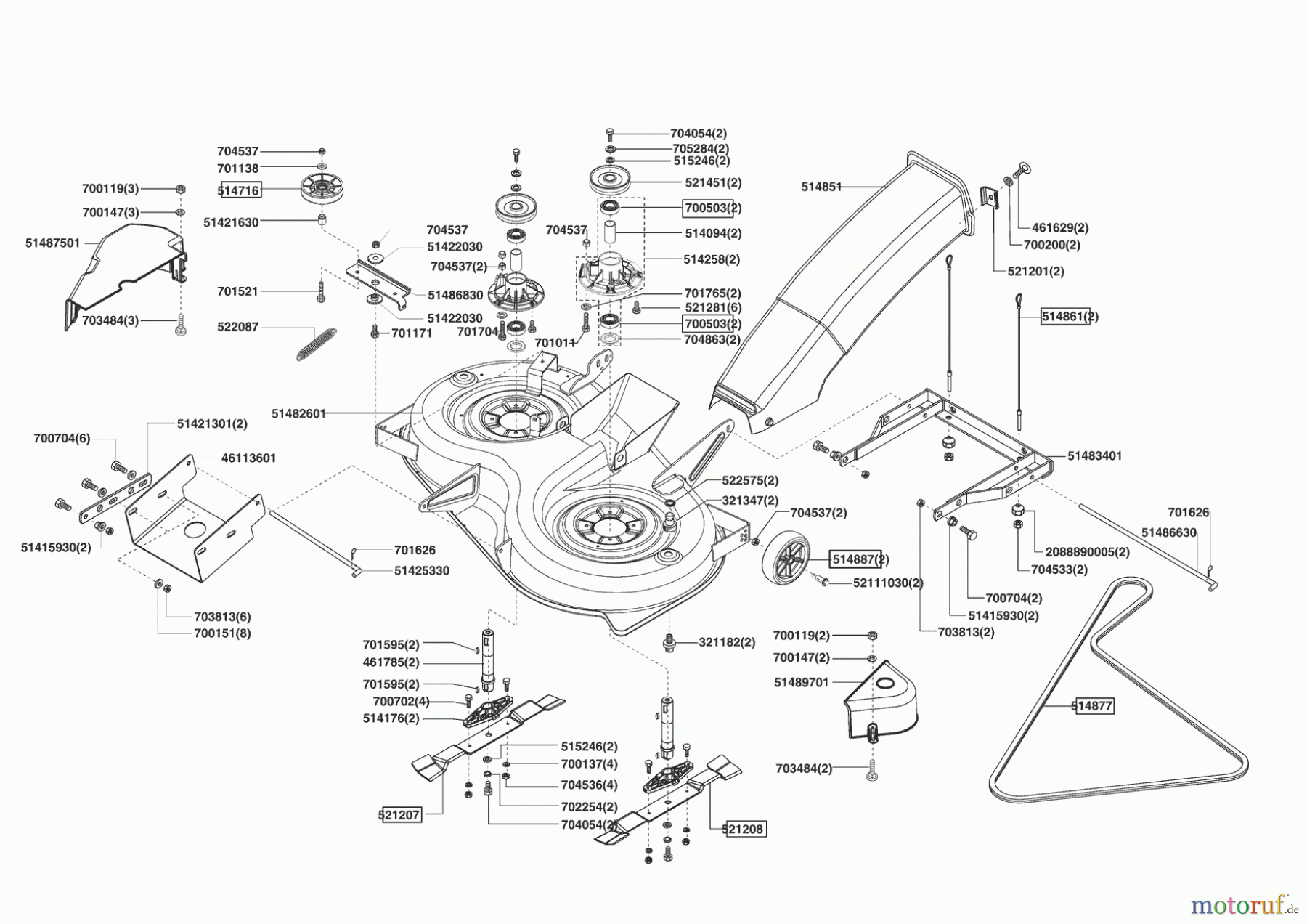 Powerline Gartentechnik Rasentraktor T 18-102 HD 08/2006 - 10/2007 Seite 5