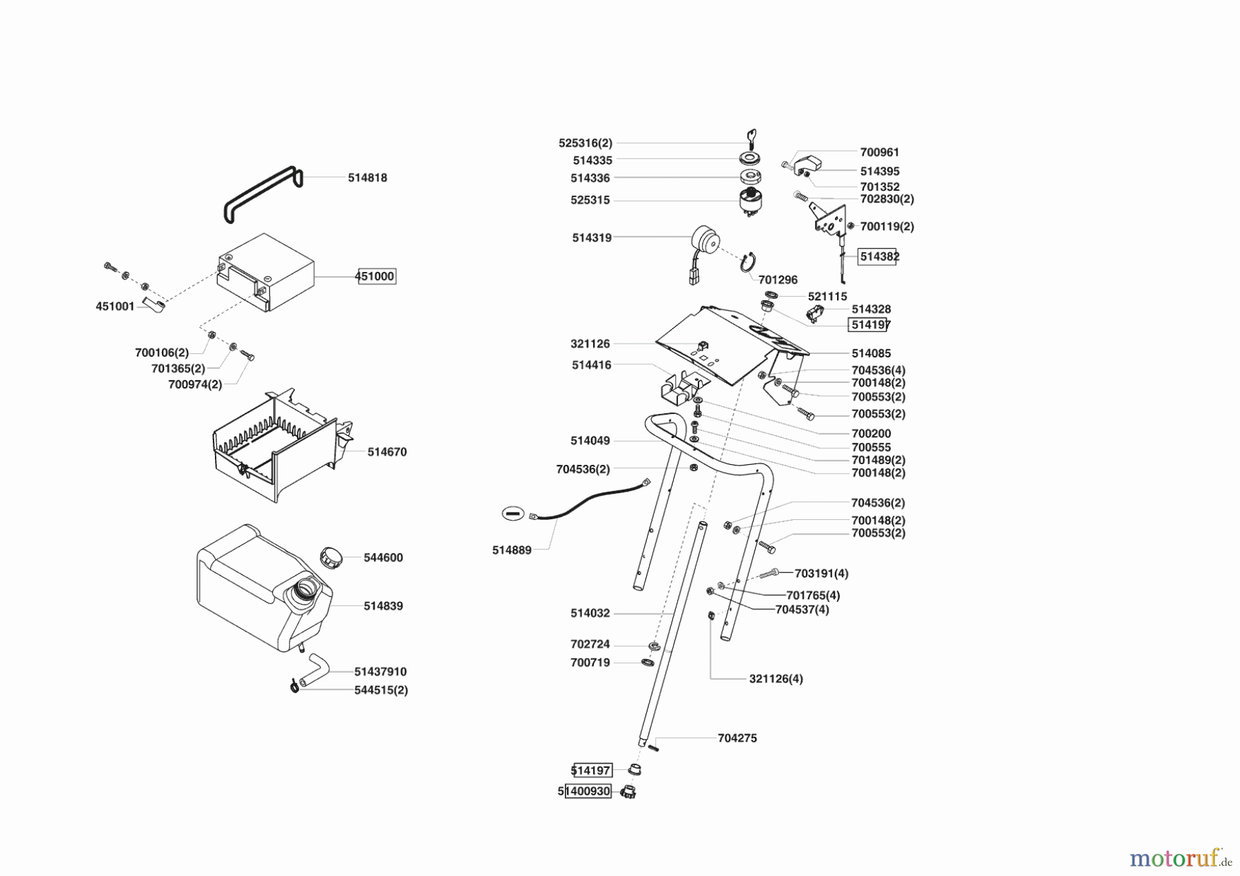  Powerline Gartentechnik Rasentraktor T 18-102 HD 08/2006 - 10/2007 Seite 6