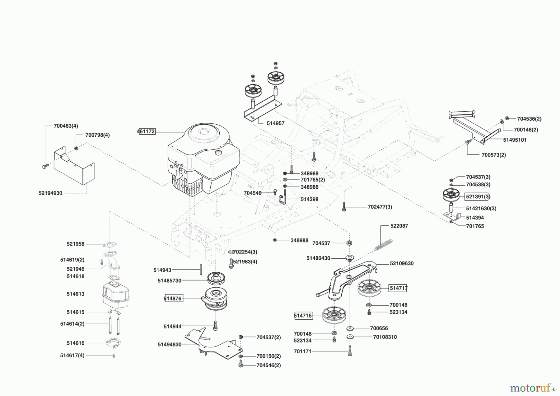 AL-KO Gartentechnik Rasentraktor COMFORT T950 09/2006 - 10/2007 Seite 4