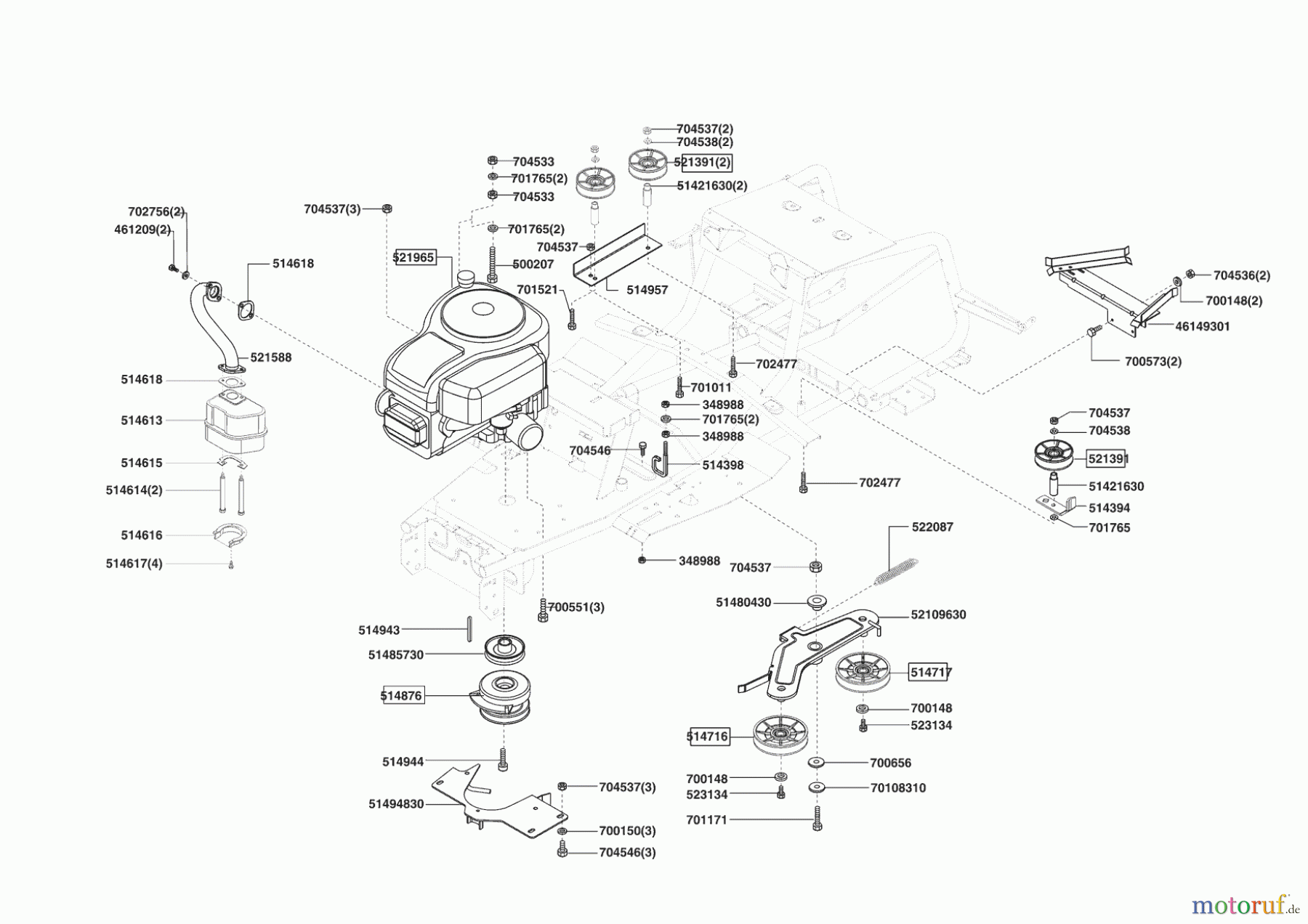 AL-KO Gartentechnik Rasentraktor COMFORT T1000 HD 09/2006 - 11/2006 Seite 4