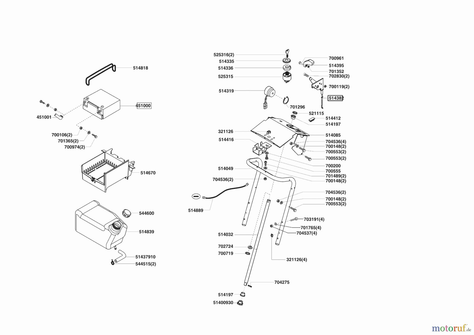  AL-KO Gartentechnik Rasentraktor COMFORT T1000 HD 09/2006 - 11/2006 Seite 6