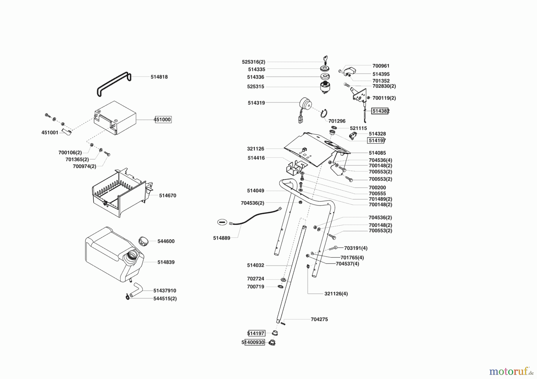 Sigma Gartentechnik Rasentraktor T 13/92 SG 09/2006 - 10/2007 Seite 6