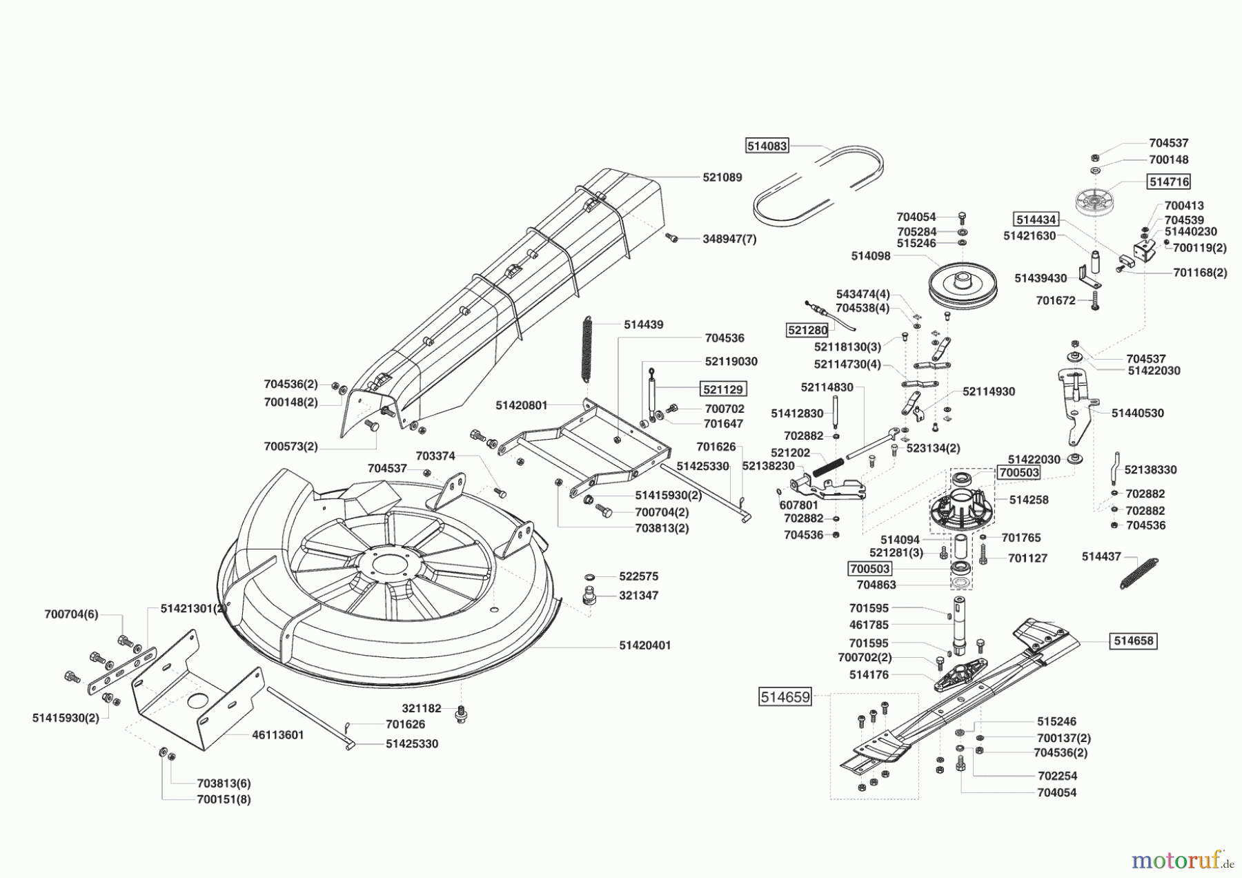  Powerline Gartentechnik Rasentraktor T 13-82 HD 12/2006 - 09/2007 Seite 5