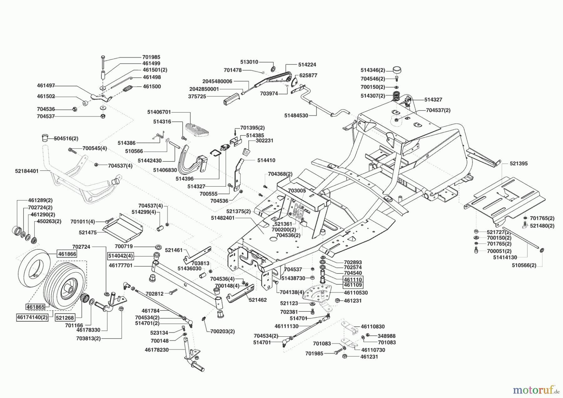  Sigma Gartentechnik Rasentraktor T 18-102 HD 12/2006 - 02/2008 Seite 2