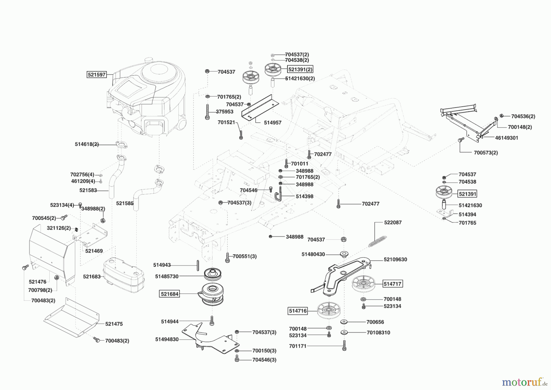  Sigma Gartentechnik Rasentraktor T 18-102 HD 12/2006 - 02/2008 Seite 4