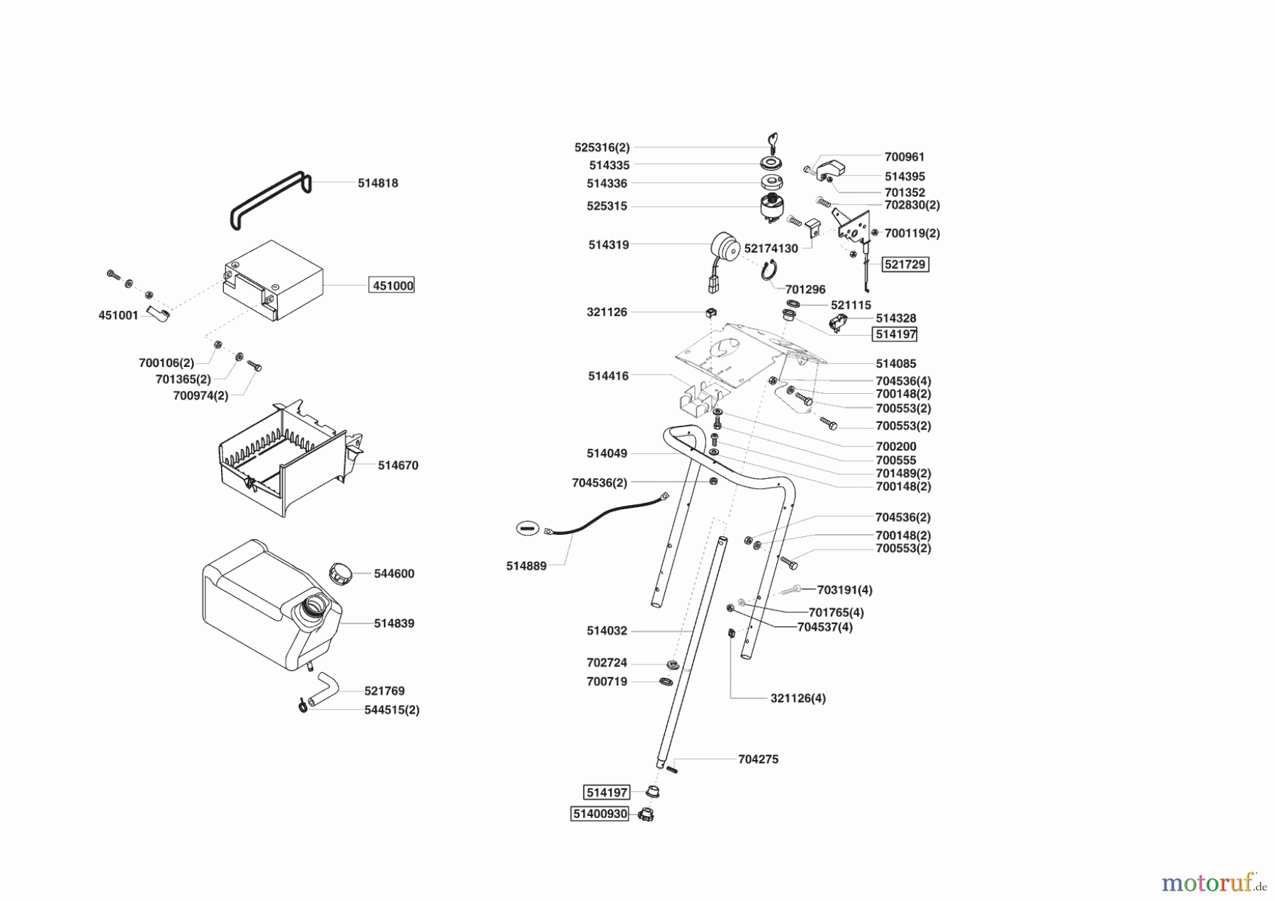 Sigma Gartentechnik Rasentraktor T 18-102 HD 12/2006 - 02/2008 Seite 6