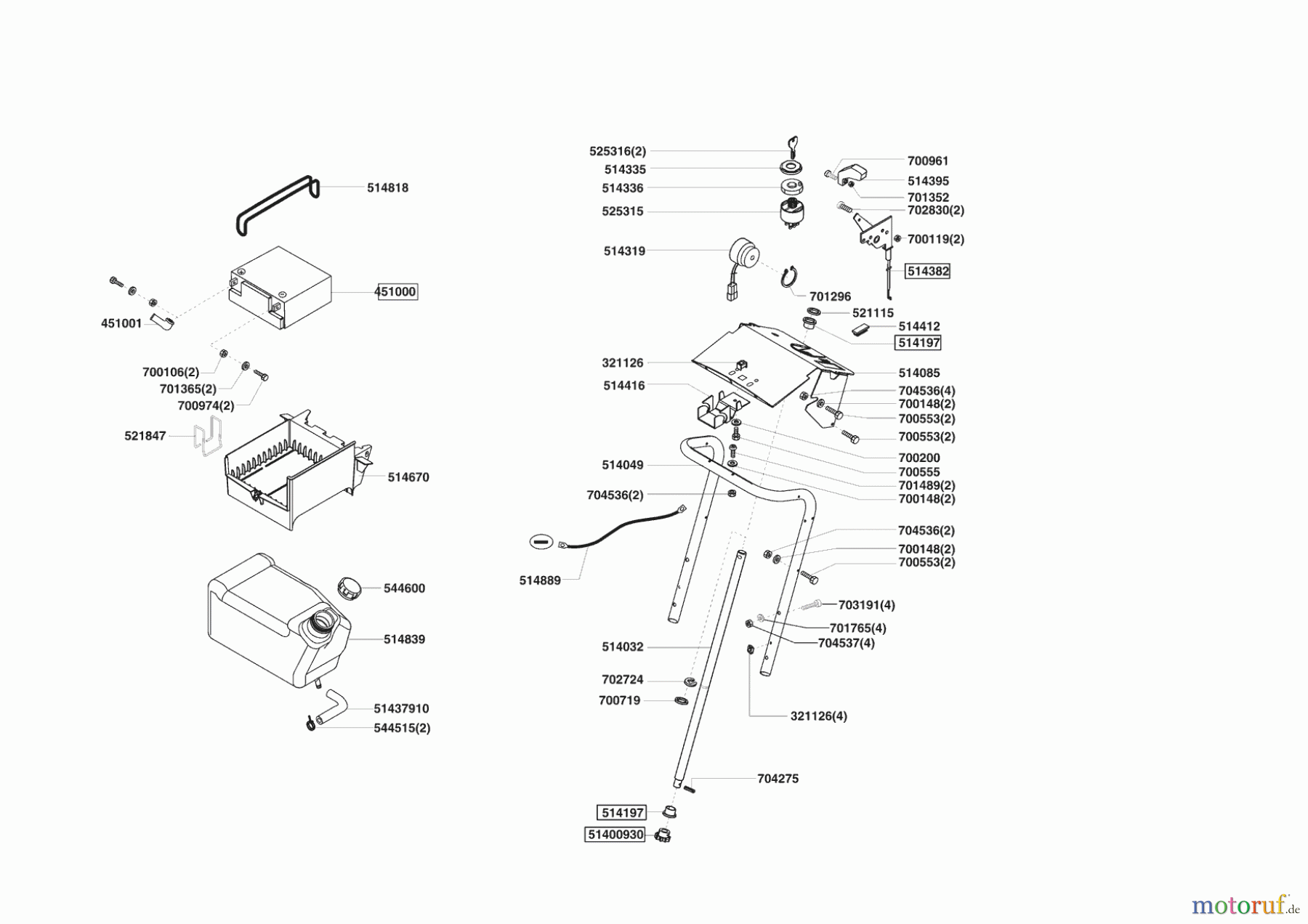  AL-KO Gartentechnik Rasentraktor T 15-102 SPH-E 12/2006 - 11/2008 Seite 6
