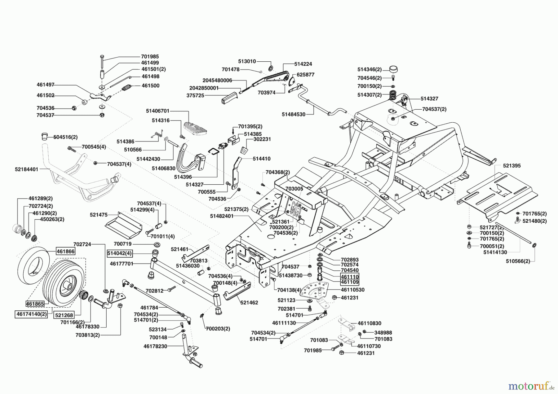 Sigma Gartentechnik Rasentraktor T 18/102 SG 01/2007 - 10/2007 Seite 2