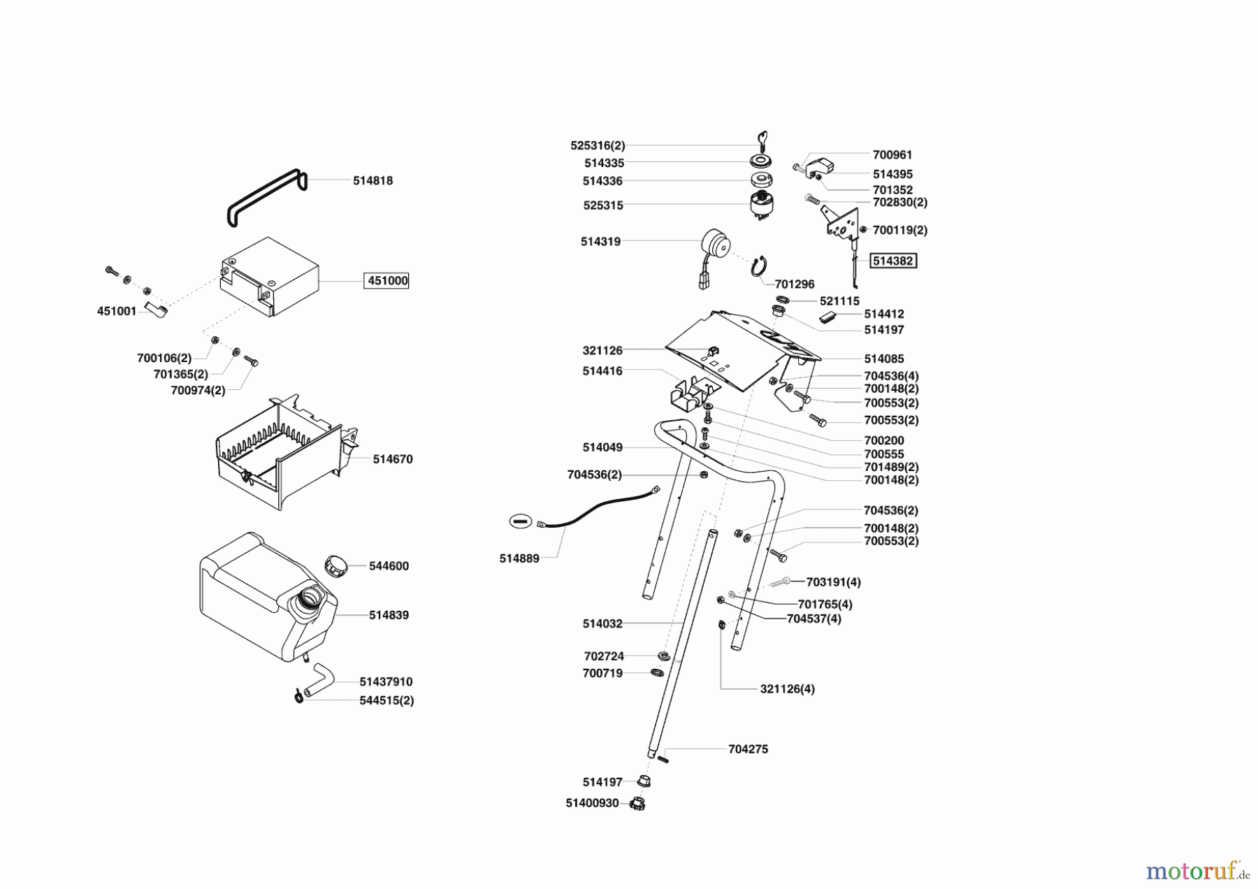  AL-KO Gartentechnik Rasentraktor COMFORT T 1000 HD ab 01/2007 Seite 6