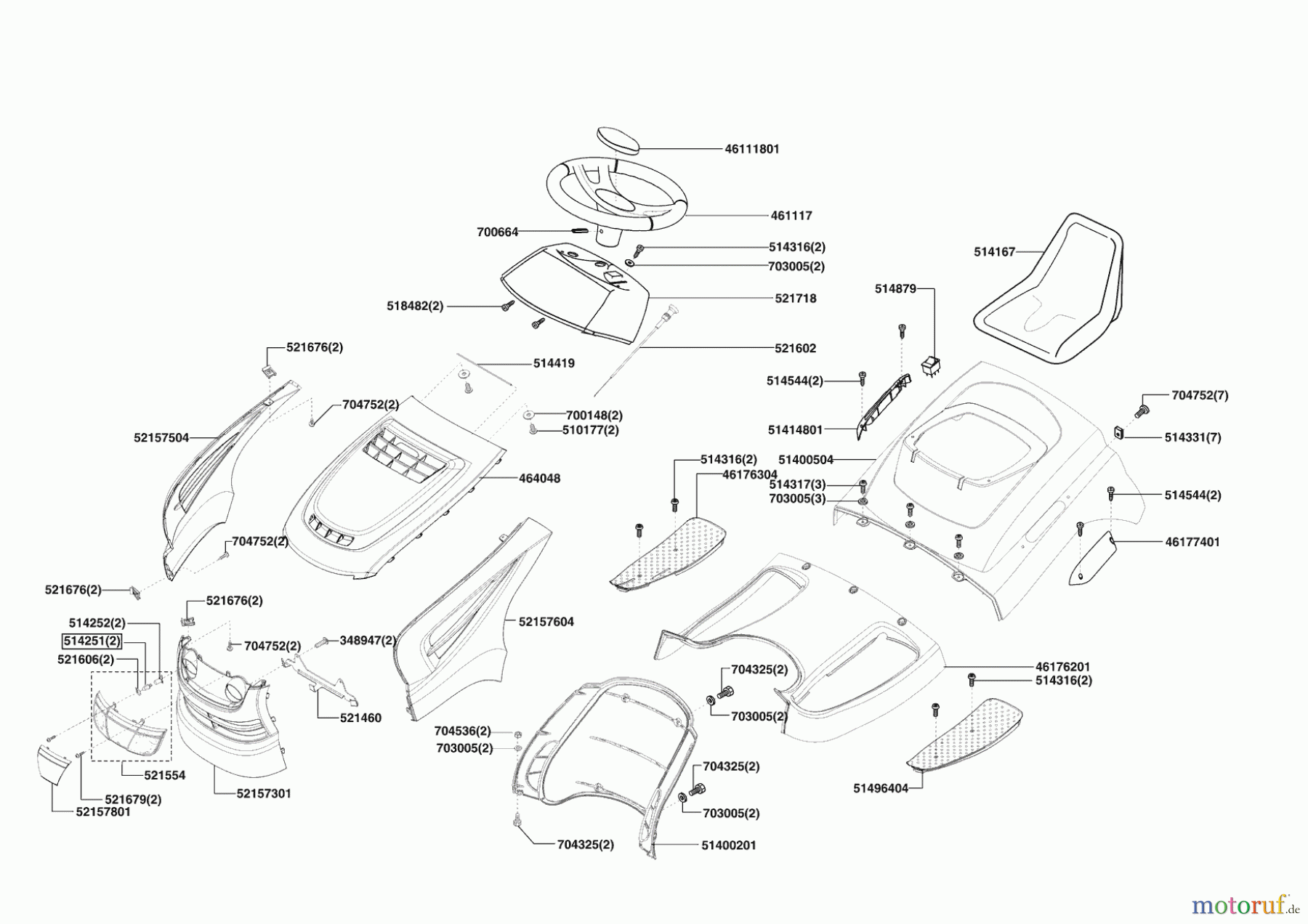 AL-KO Gartentechnik Rasentraktor COMFORT T16-92 HD-H 01/2007 - 01/2008 Seite 1