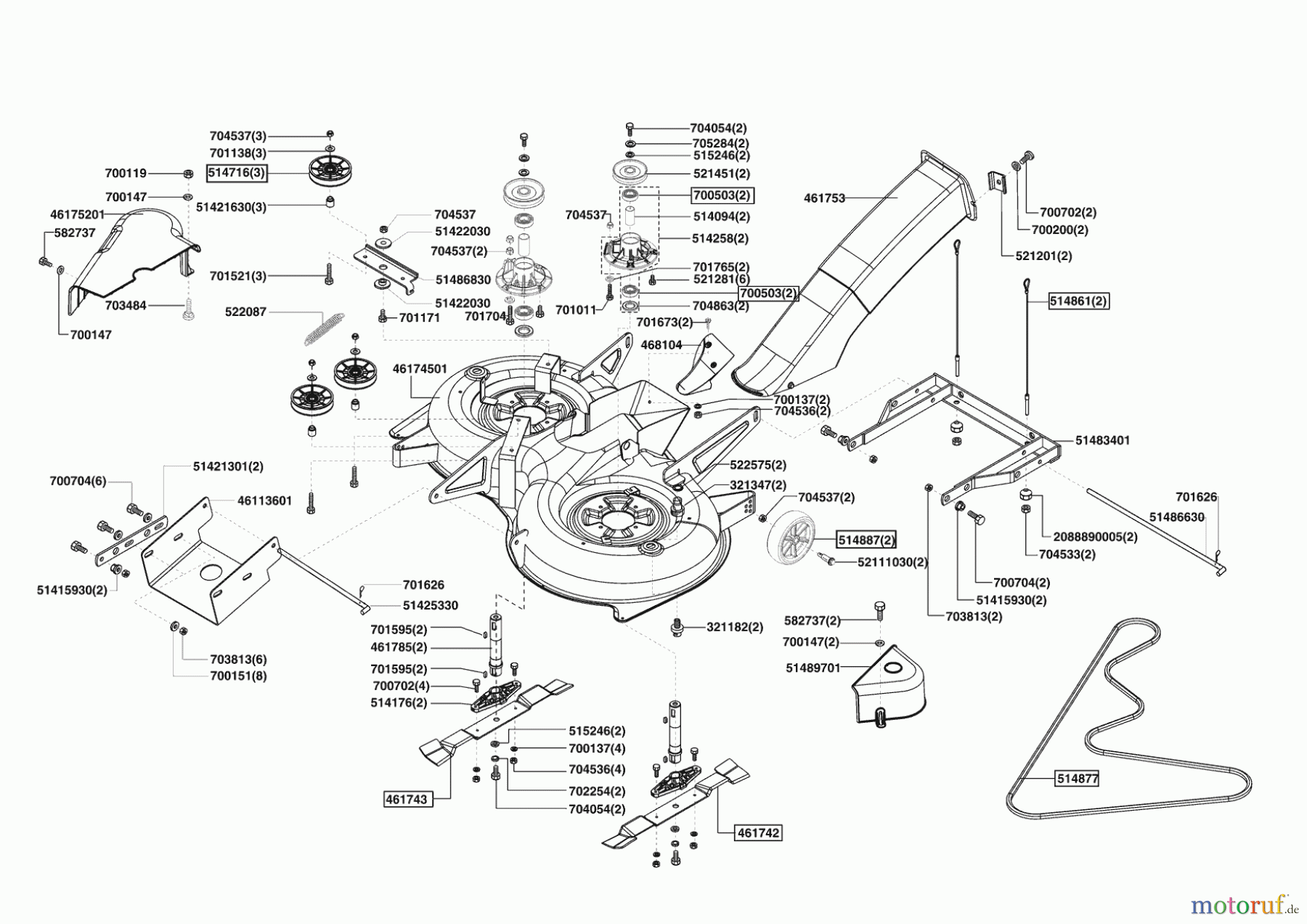 AL-KO Gartentechnik Rasentraktor COMFORT T16-92 HD-H 01/2007 - 01/2008 Seite 5