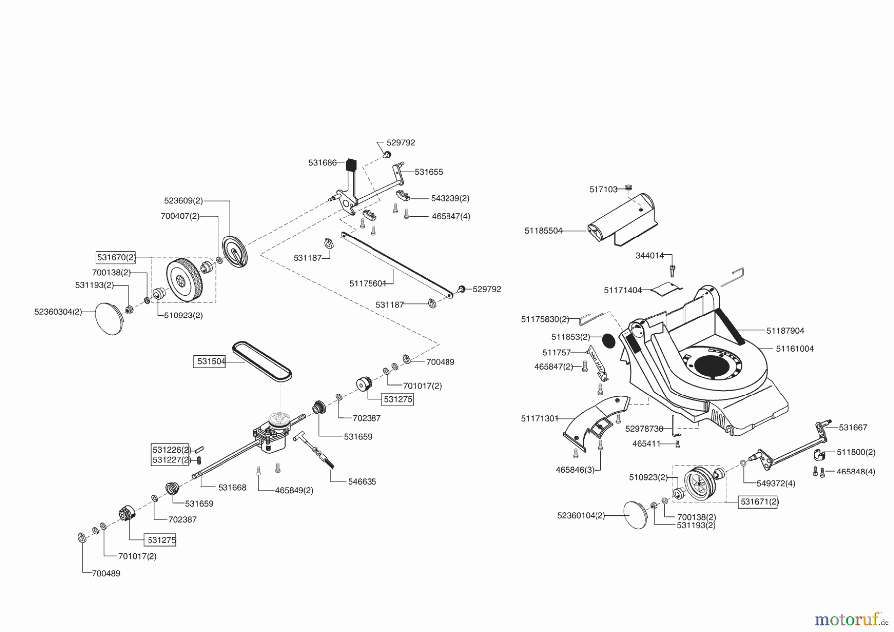  AL-KO Gartentechnik Benzinrasenmäher Comfort 6000 BR ab 03/2007 Seite 2