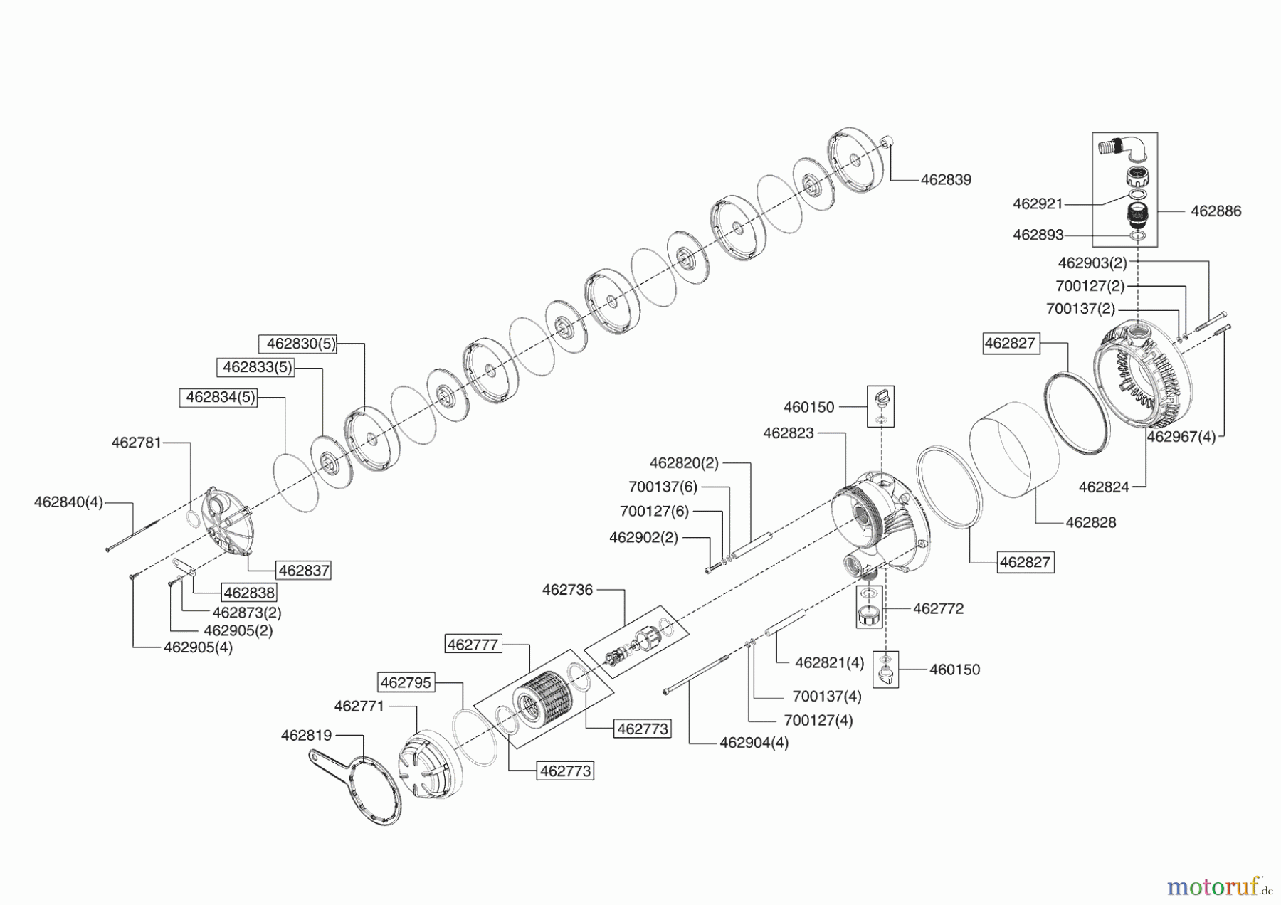 AL-KO Wassertechnik Hauswasserwerke HWF 1400 INOX 04/2007 - 08/2008 Seite 2