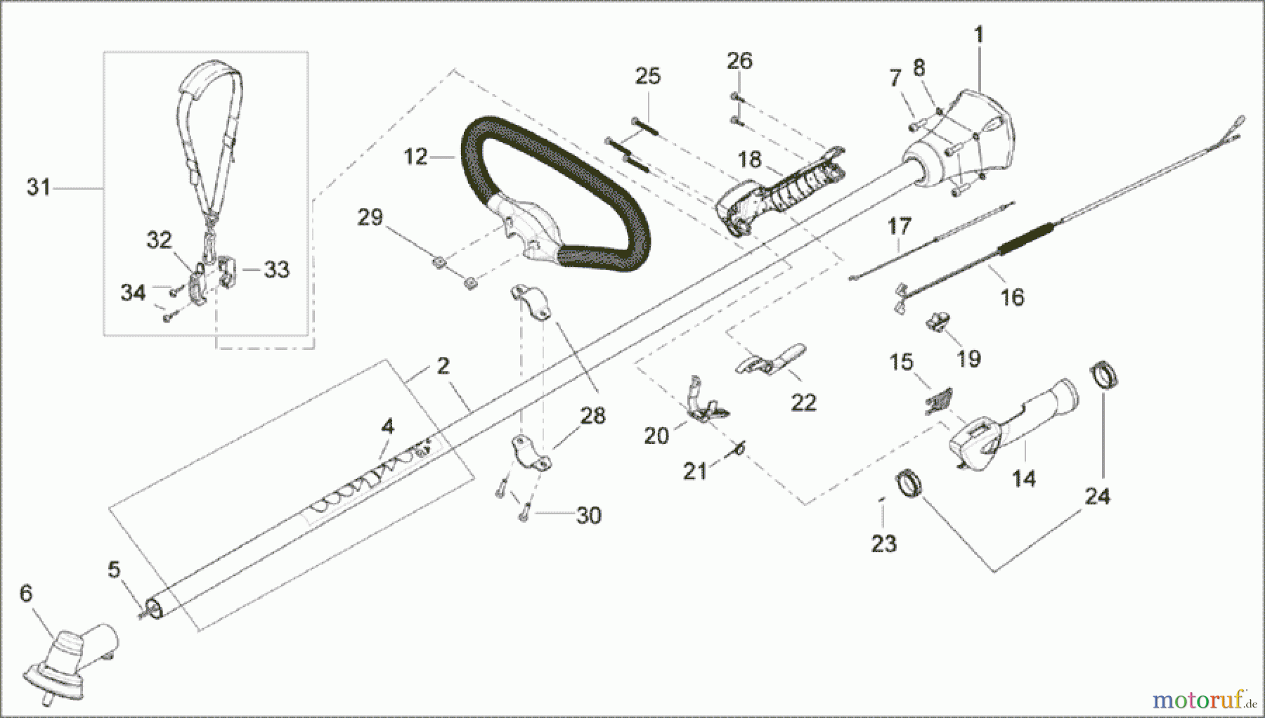  Solo by AL-KO Gartentechnik Motorsensen 148L S.Nr. ->1370 ;  52007 Druck 9 148 700 05/2007 [SN: S.Nr. ->1370 ;  52007 Druck 9 148 700] - 05/2007 [SN: S.Nr. 1371 ->;  52007 Druck 9 148 701] Seite 11