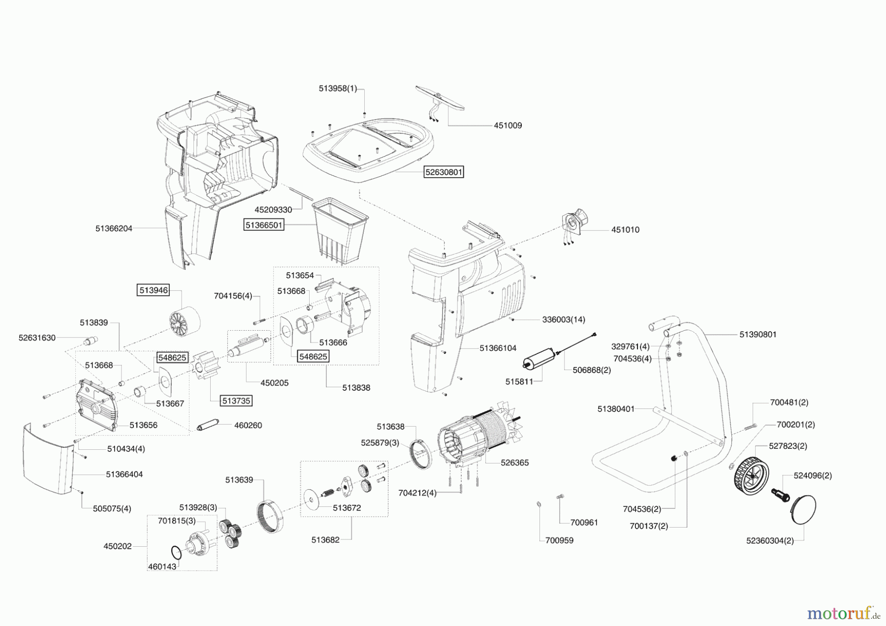  AL-KO Gartentechnik Leisehäcksler Silent Power 4000  05/2007 - 11/2009 Seite 1