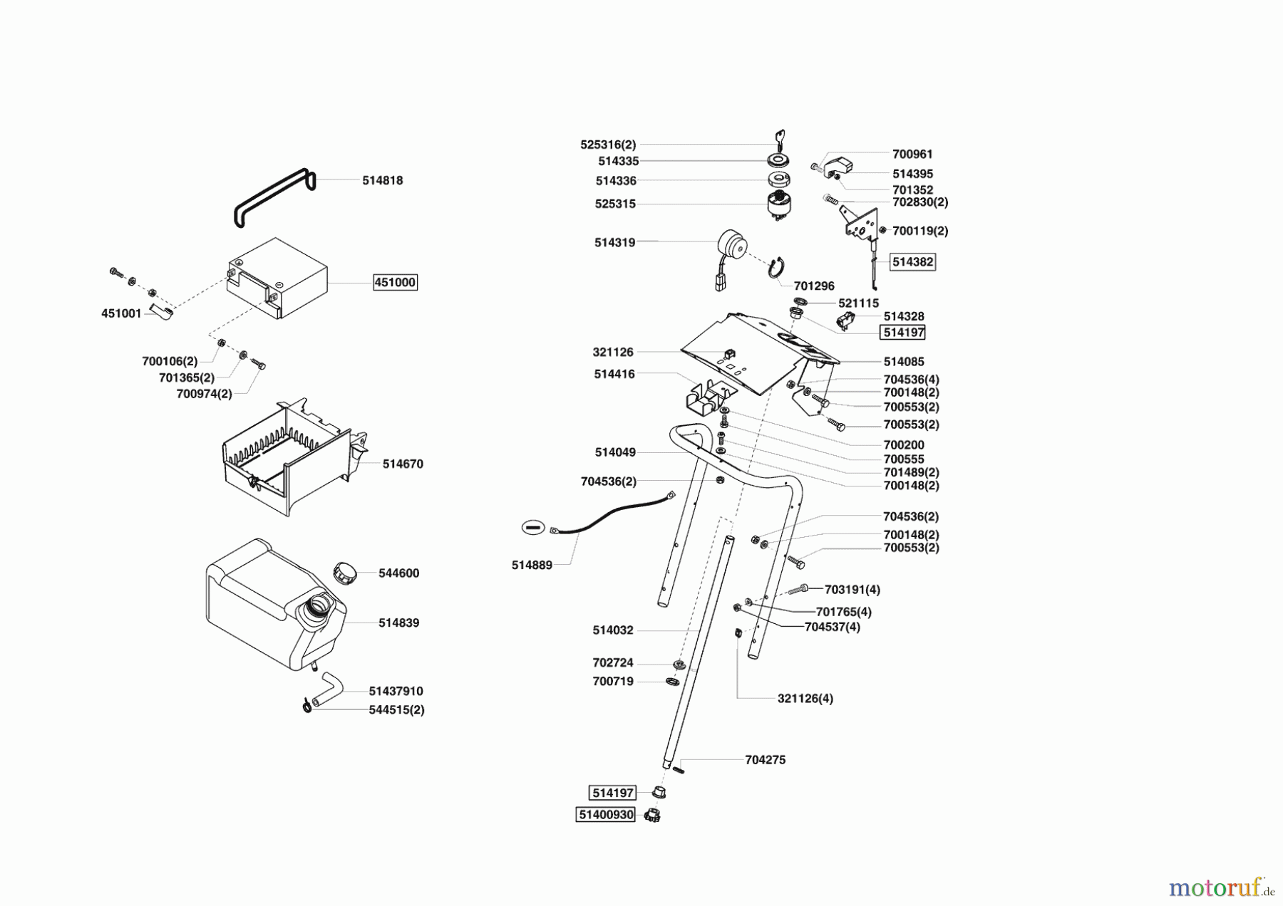 Powerline Gartentechnik Rasentraktor T15-102 HD 06/2007 - 02/2008 Seite 6