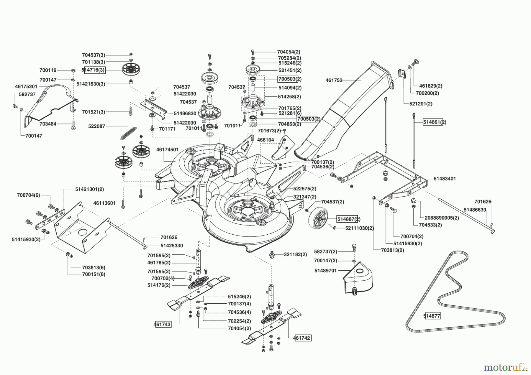 Powerline Gartentechnik Rasentraktor T 15-92 HDE 08/2007 - 11/2007 Seite 5