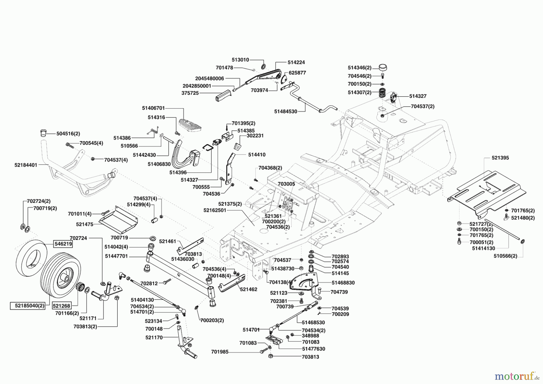 Grüne Welle Gartentechnik Rasentraktor RT 18-102 HE ab 09/2007 Seite 2
