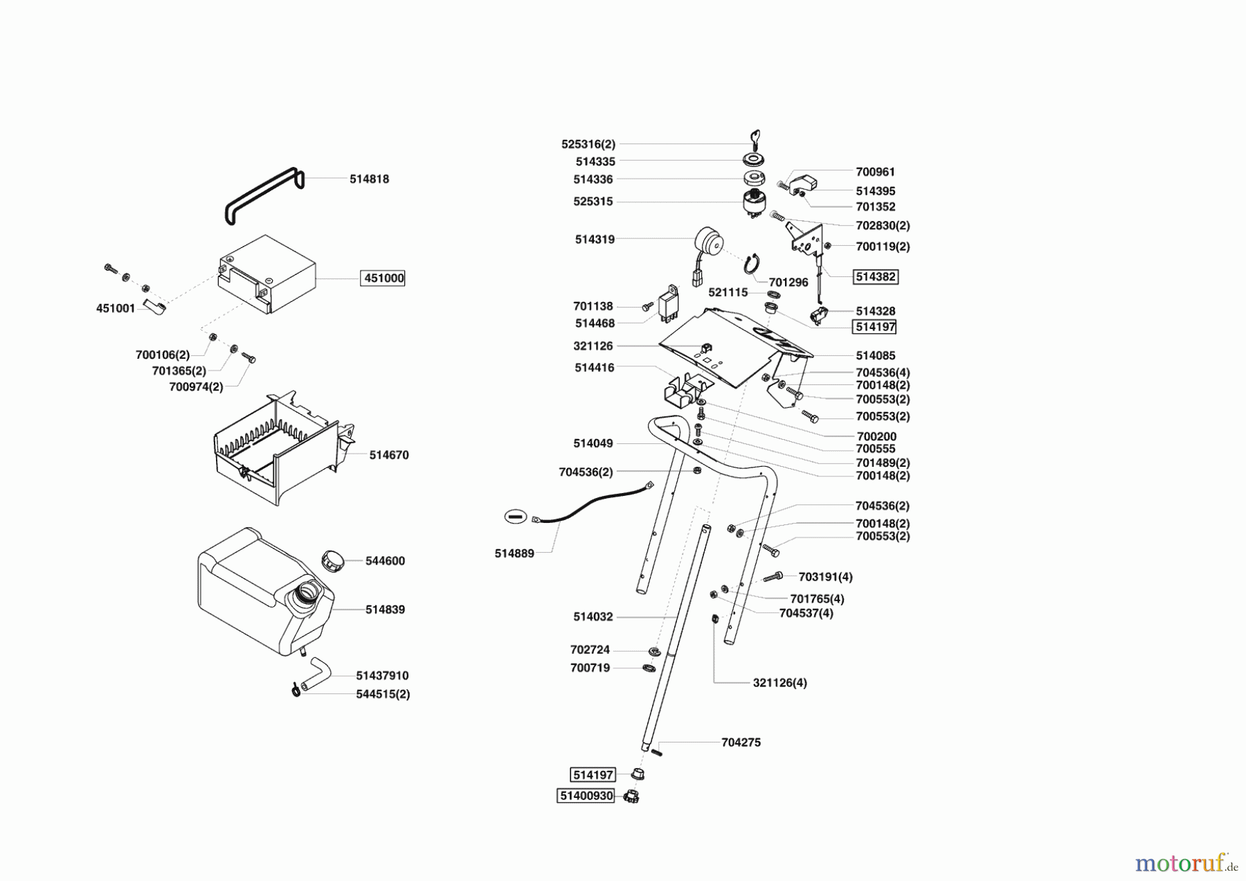AL-KO Gartentechnik Rasentraktor T13-85 LUX HVC ab 10/2007 Seite 6