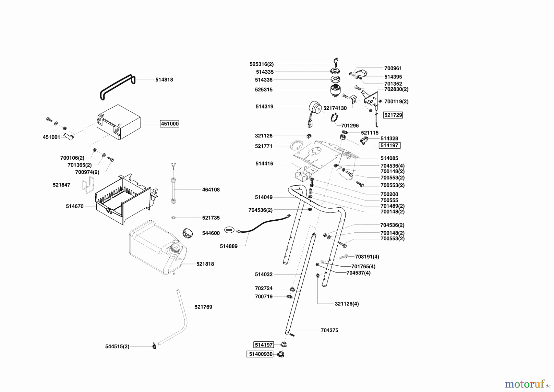 Concord Gartentechnik Rasentraktor T20-102 HDE ab 10/2007 Seite 6