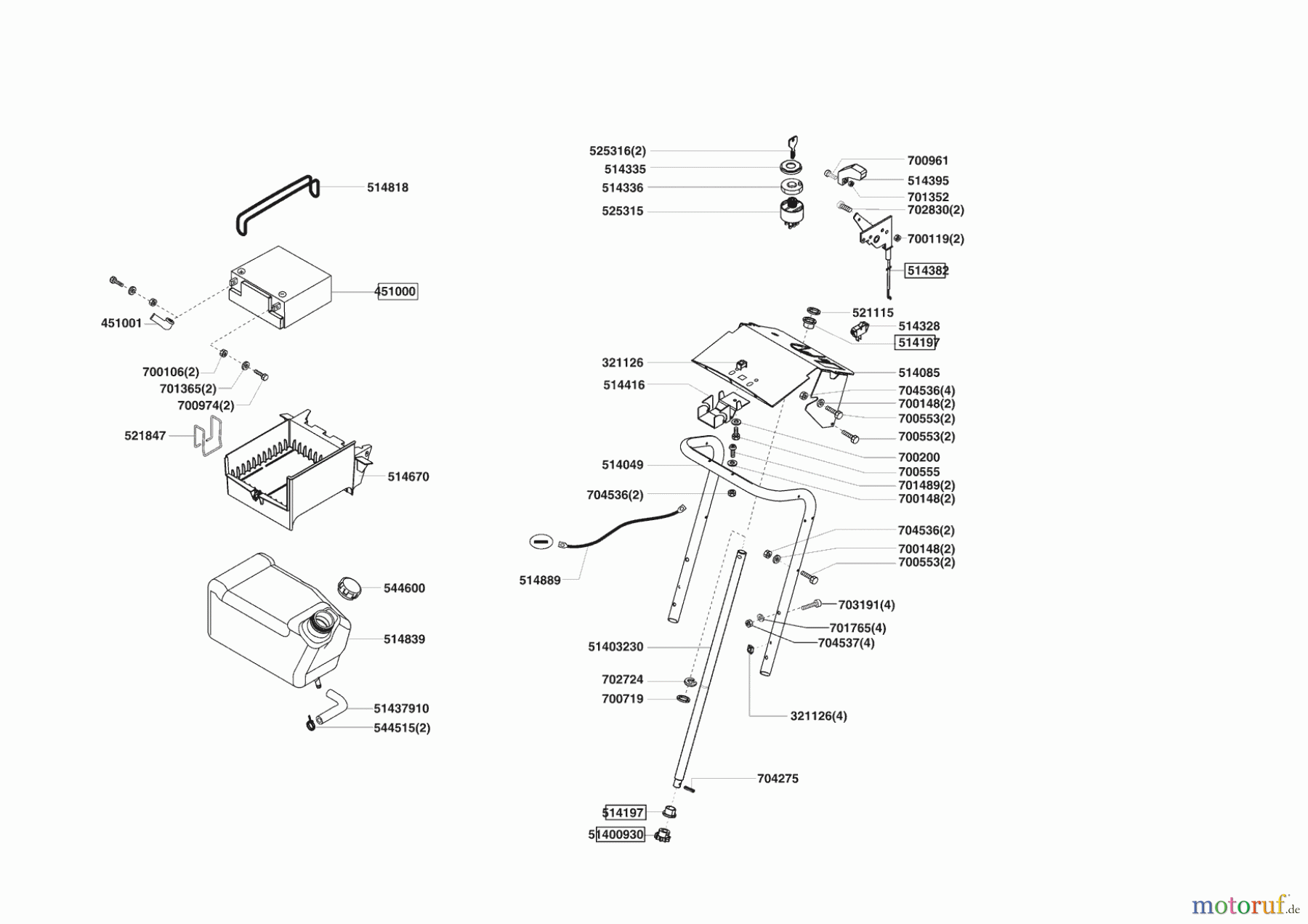 Powerline Gartentechnik Rasentraktor T 15-102 HDS BIO-COMBI 10/2007 - 11/2008 Seite 6