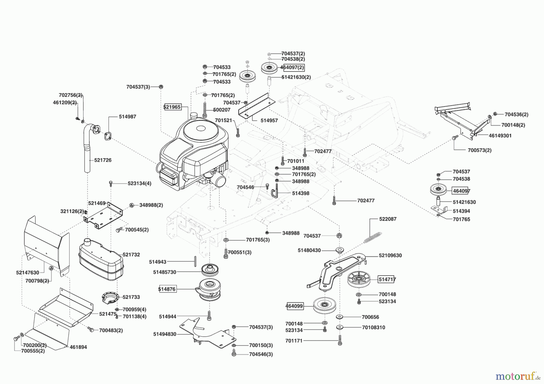 Powerline Gartentechnik Rasentraktor T 15-92 HD 10/2007 - 02/2009 Seite 4
