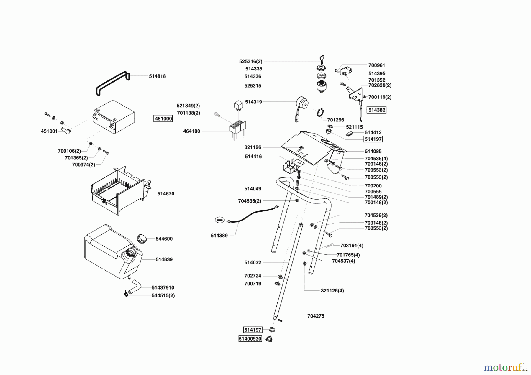 AL-KO Gartentechnik Rasentraktor CLASSIC T 1000 HR 10/2007 - 11/2008 Seite 6